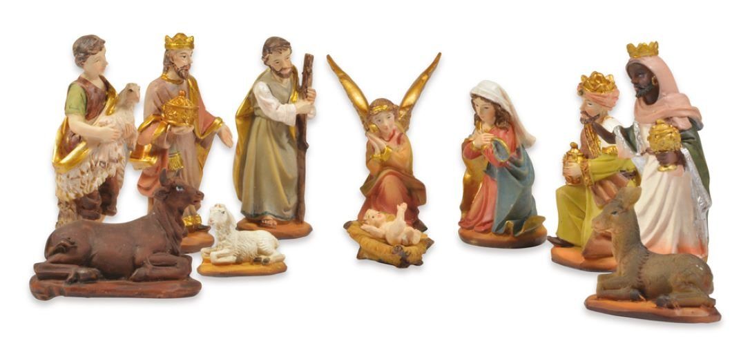 RIFFELMACHER & WEINBERGER Krippen-Zubehör Krippenfigurenset 'Gold' 7-9 cm, günstig online kaufen