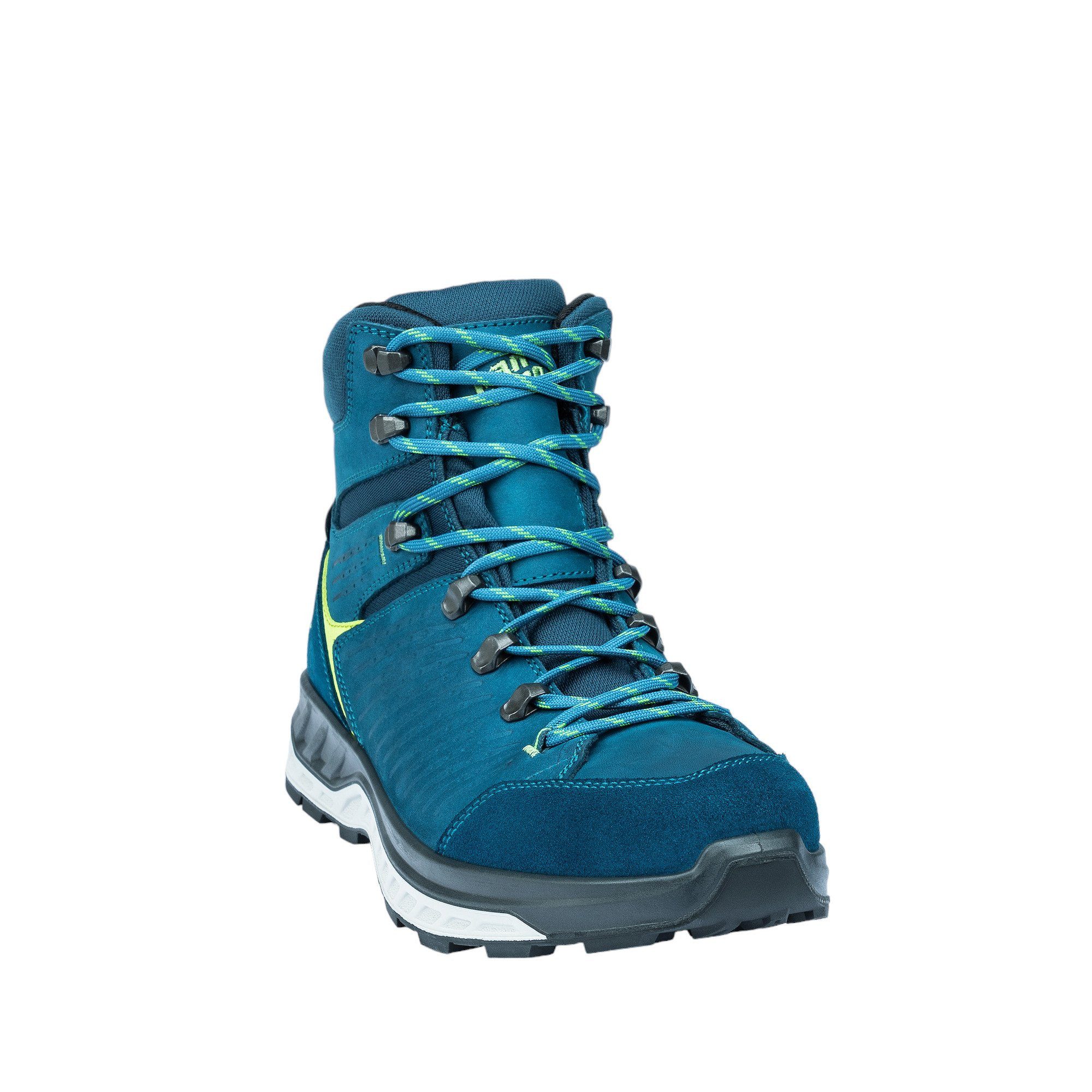 Hanwag Bluecliff EcoShell (Nubukleder/Veloursleder, wasserdicht) sulphurblau Wanderschuh