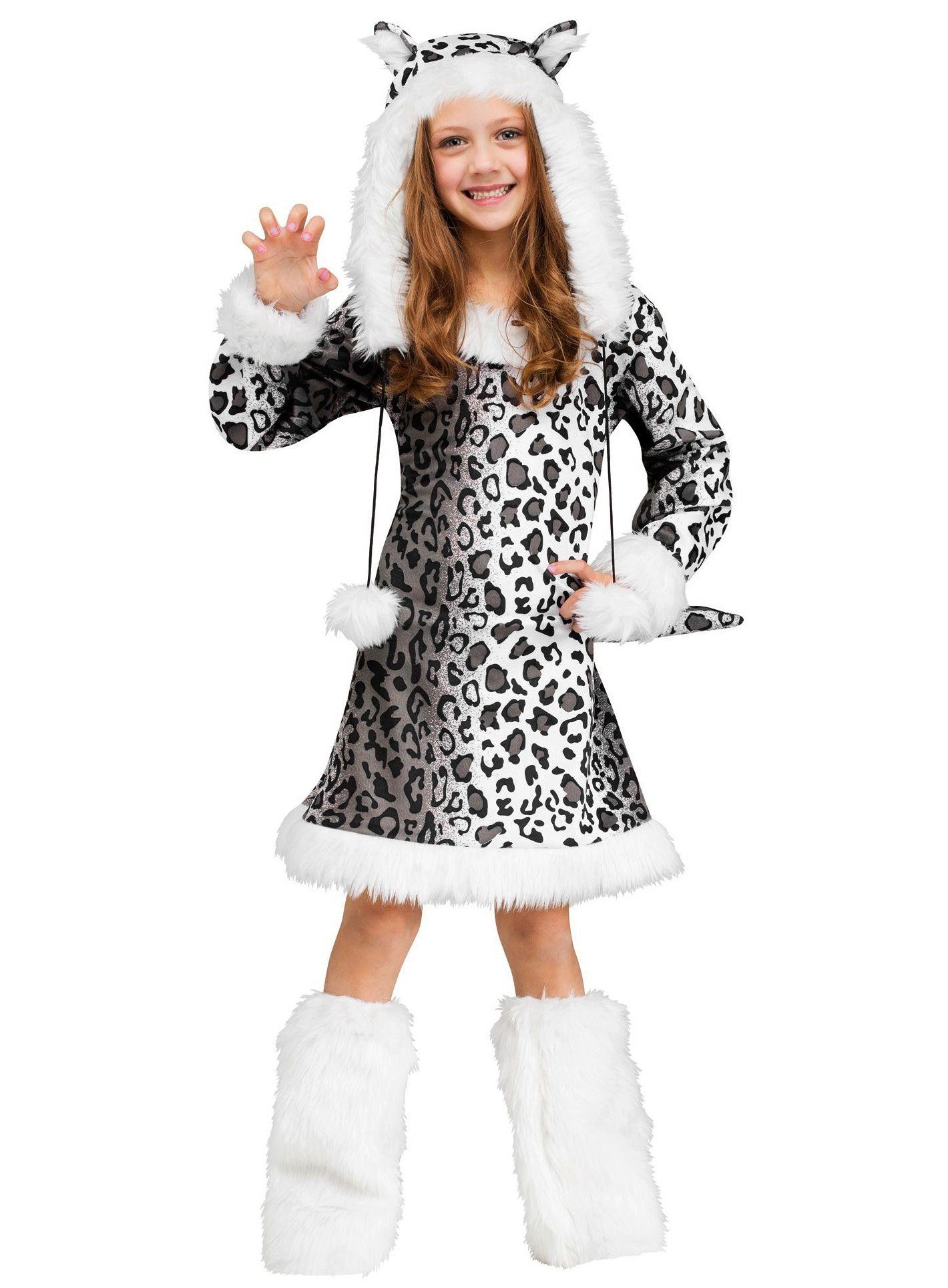Fun World Kostüm »Schneeleopard Kostüm für Jugendliche«, Kuscheliges  Fellkostüm für winterliche Wildkatzen online kaufen | OTTO