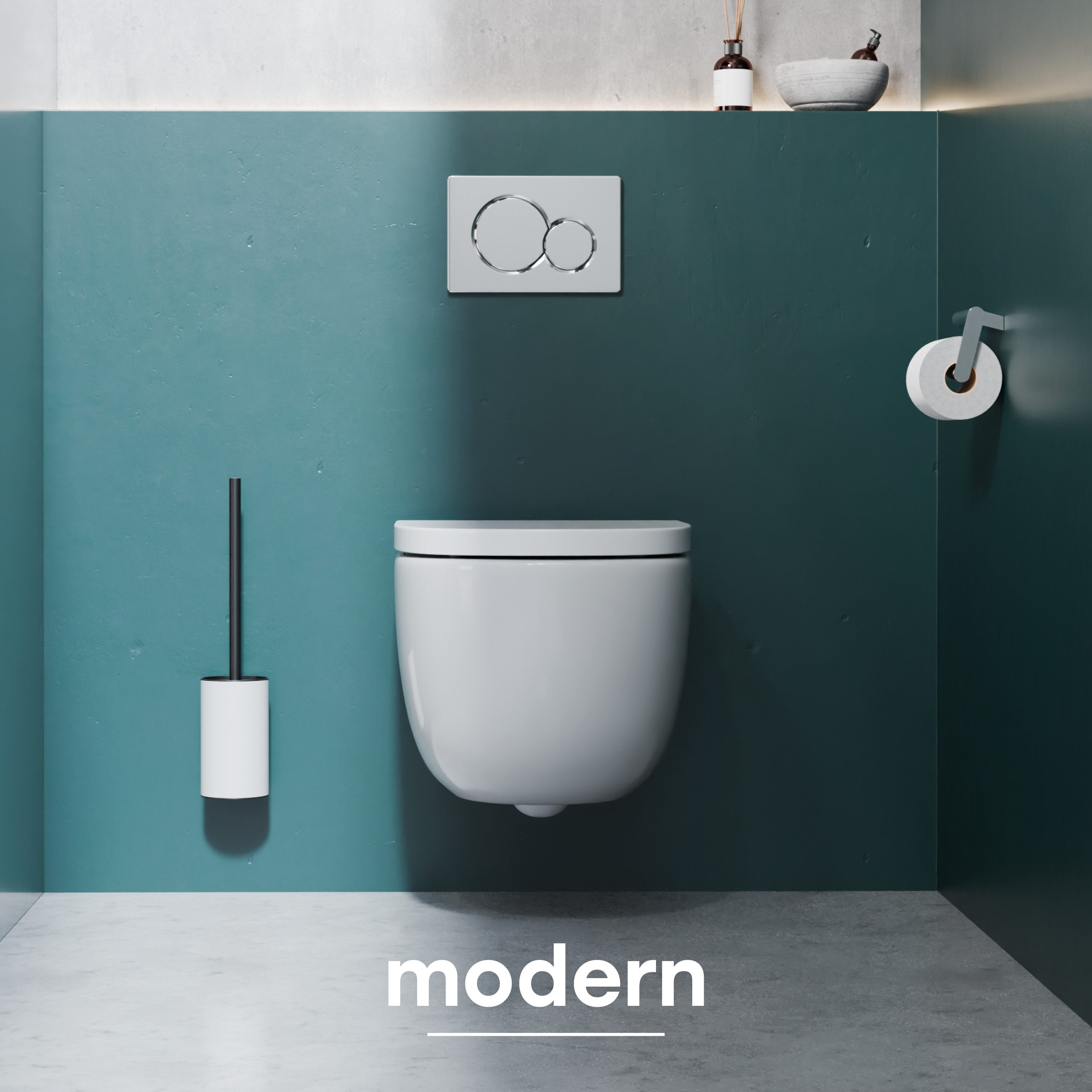 SAVEGA WC-Reinigungsbürste SAVEGA - Klobürste Edelstahl Silikon Wandmontage, Toilettenreinigung, (Einzelset), Antibakterieller Silikon-Bürstenkopf,Rostfreier Edelstahlgriff