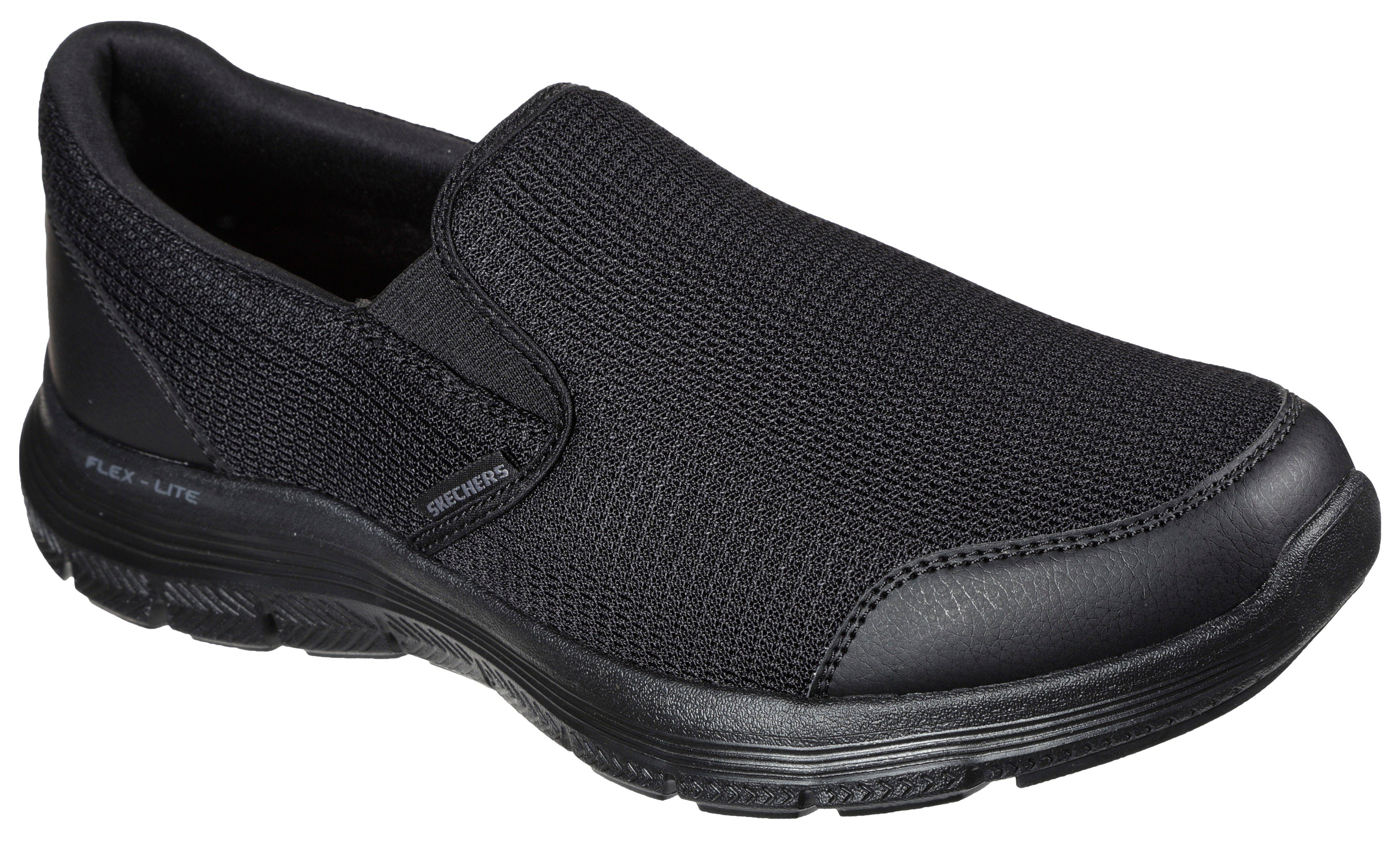 Skechers FLEX ADVANTAGE 4.0 Slip-On Sneaker Slipper, Schhlupfschuh, Komfortschuh mit Air Cooled Memory Foam