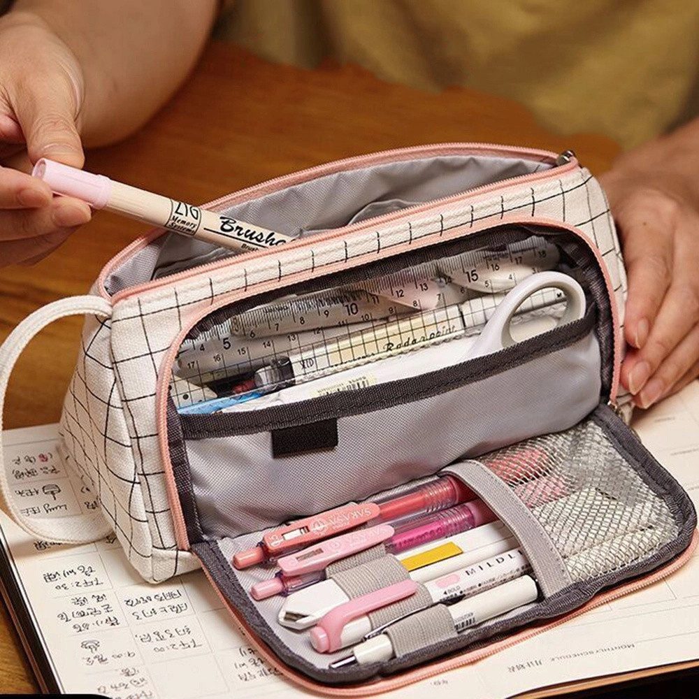 Diwzbyn Federmäppchen Federtasche,Große Kapazität Bleistift Tasche, Schule, Uni, Büro, Organizer für Teenager, Mädchen