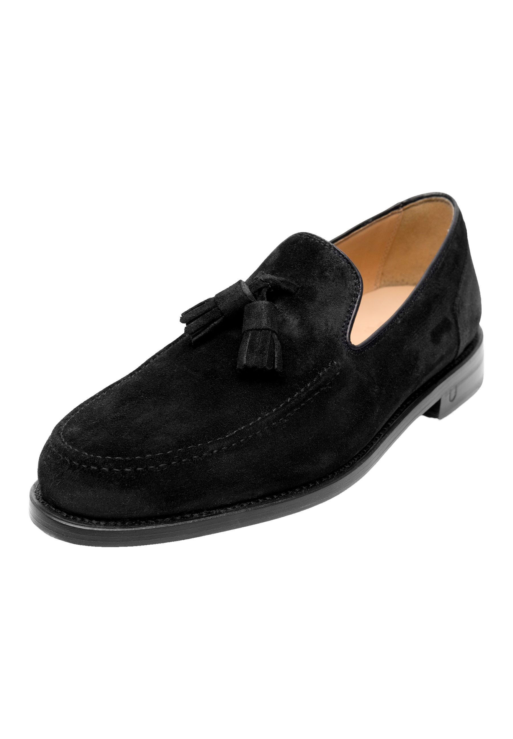 Henry Stevens Haywood TL Businessschuh Loafer Herren Halbschuhe Leder handgefertigt, Anzugschuhe Slipper