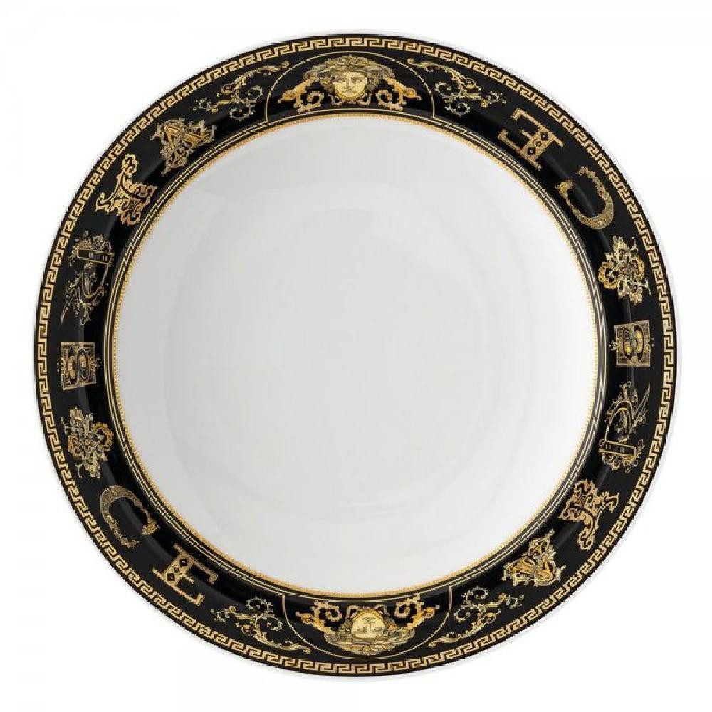 Versace Суповая тарелка by Rosenthal Суповая тарелка Virtus Gala Black (22cm)