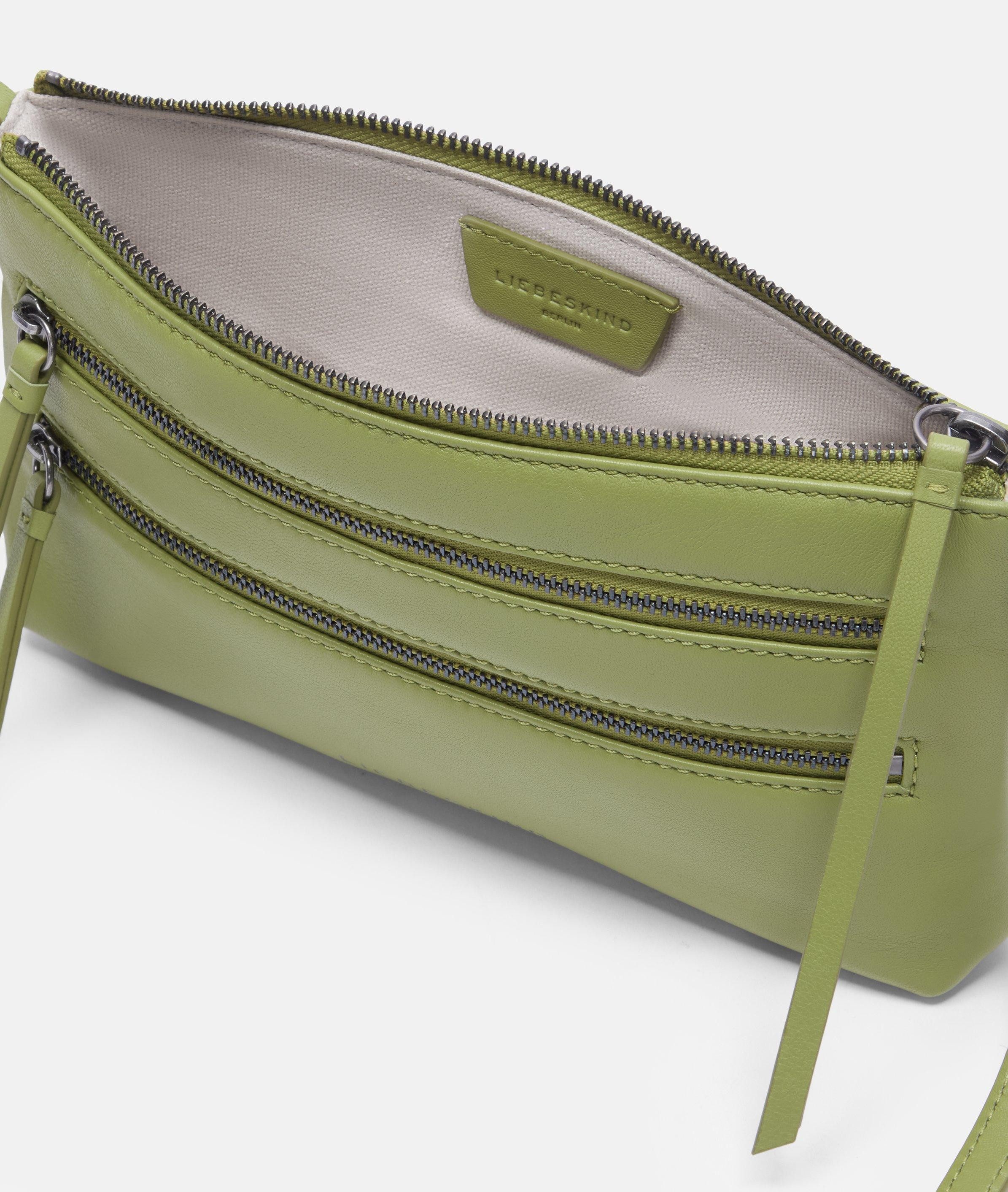 Liebeskind Berlin Umhängetasche Single Zena Crossbody S, Handliche Umhängetasche aus weichem Schafsleder