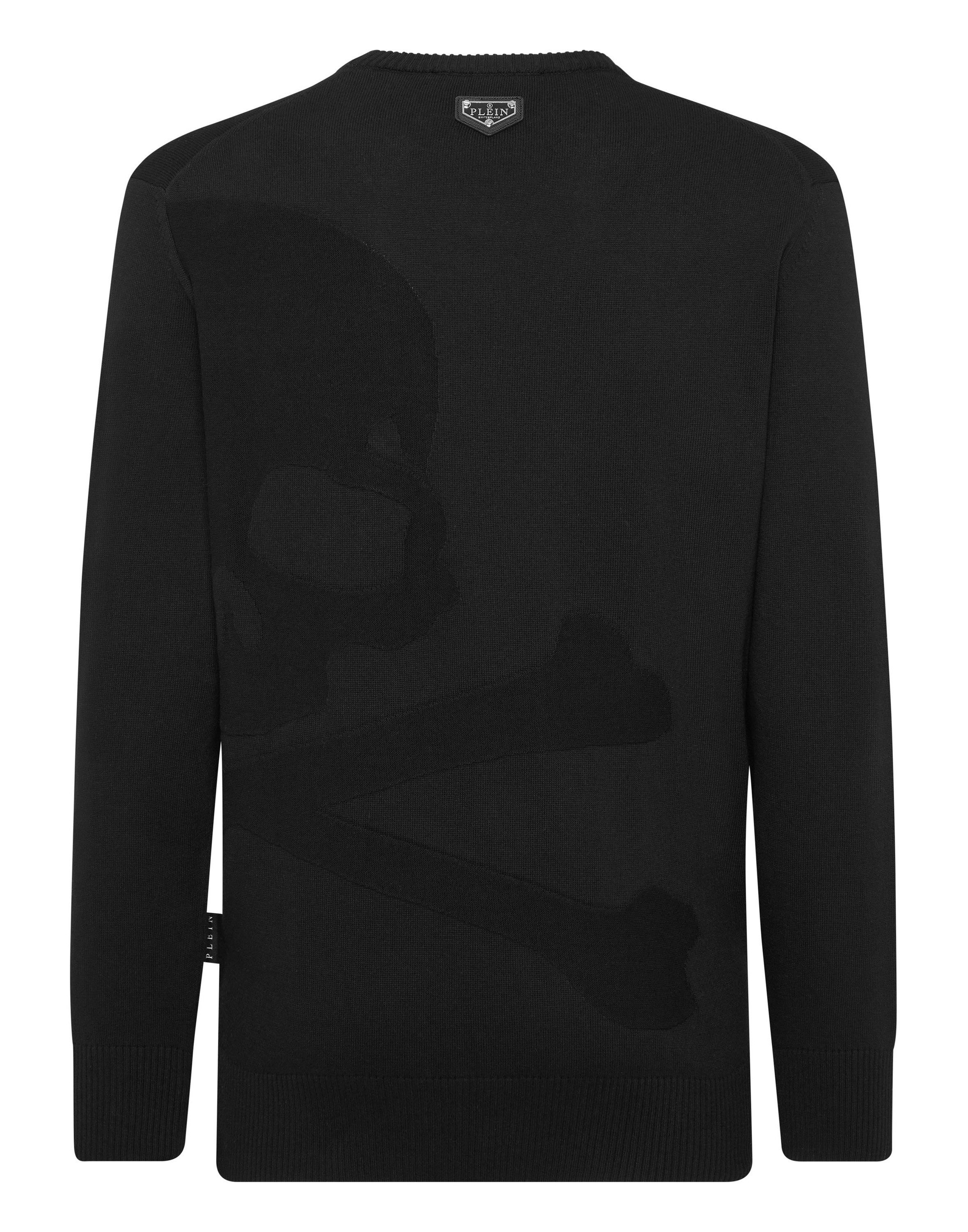 PHILIPP PLEIN Rundhalspullover Skull&Bones günstig online kaufen