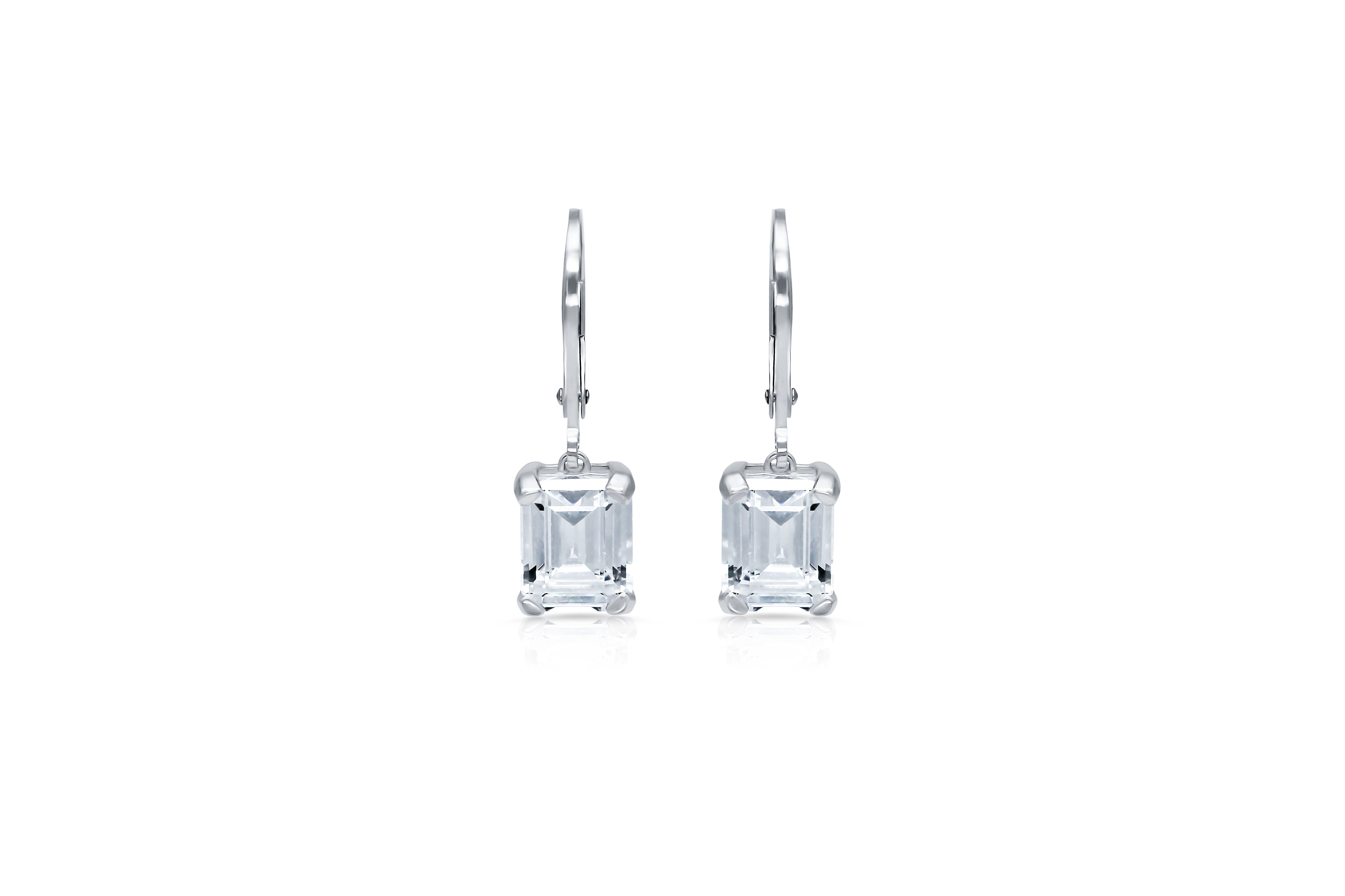Eye Candy Paar Ohrhänger ECJ-ER0251, Hänger, 925er Sterling-Silber mit Zirkonia