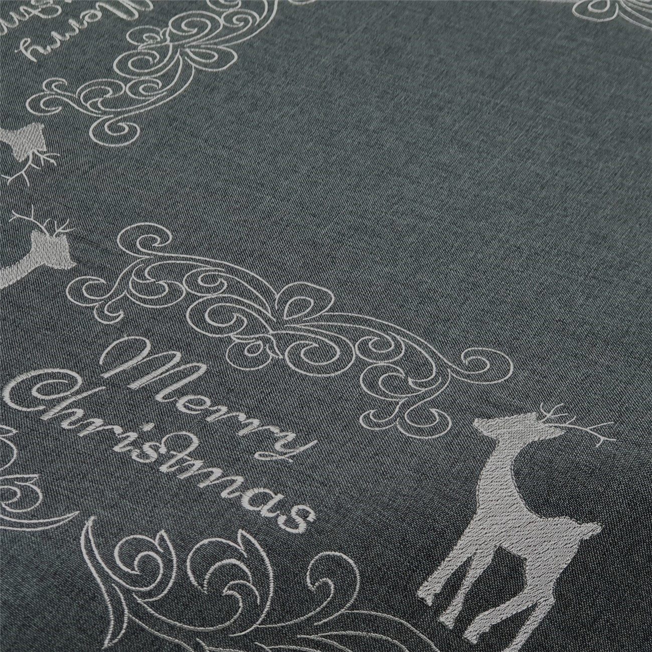 Stoffschmiede Tischdecke / Bestickt / Weihnachten / 85x85cm günstig online kaufen