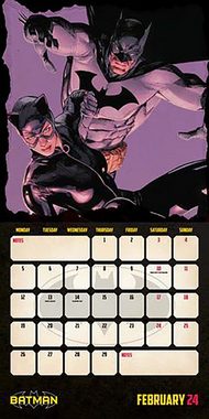 Danilo Wandkalender DC Batman Comics Kalender 2024 inkl. Miniposter