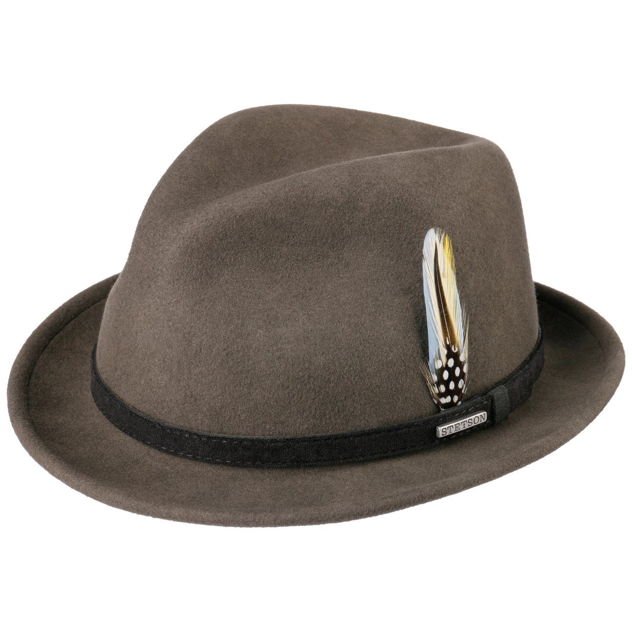 Stetson Fedora (1-St) Wollhut mit Futter, Made in USA