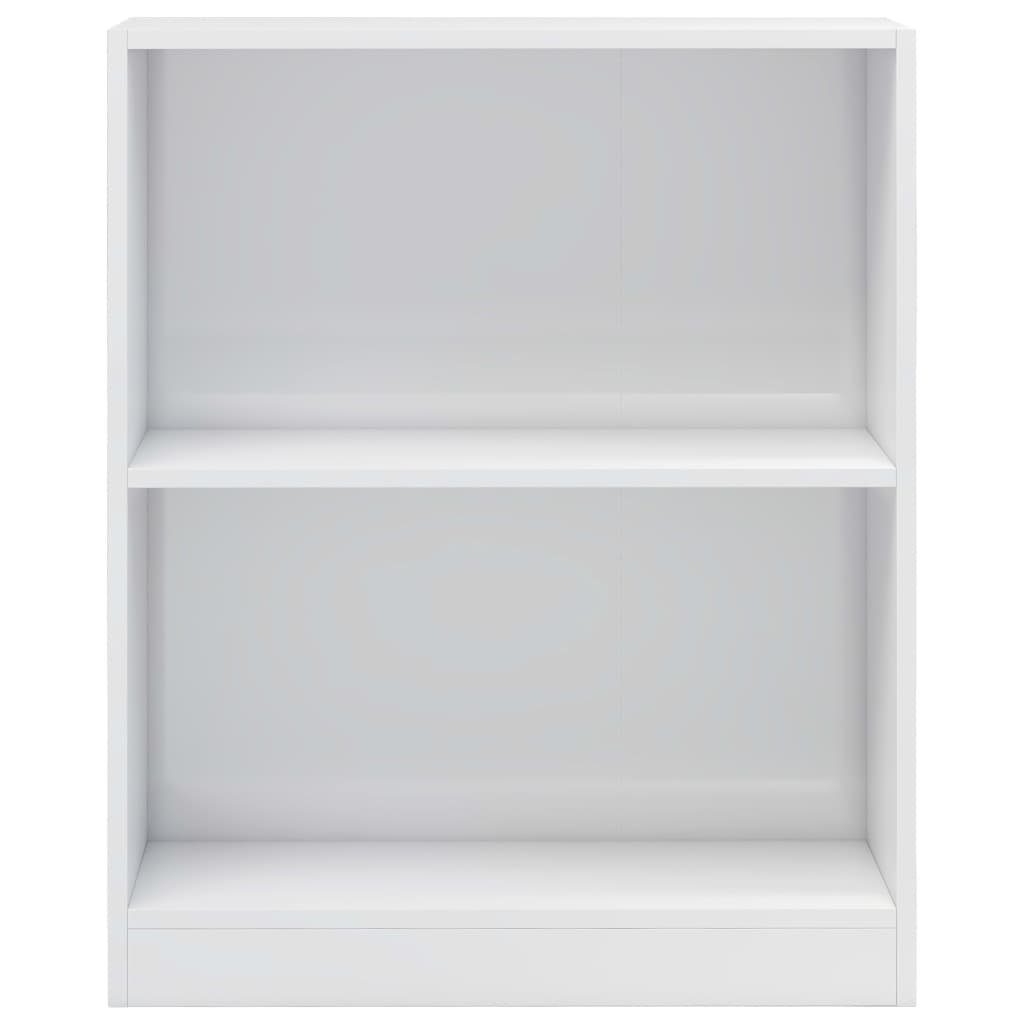 60x24x74,5 Hochglanz-Weiß furnicato Bücherregal Holzwerkstoff cm