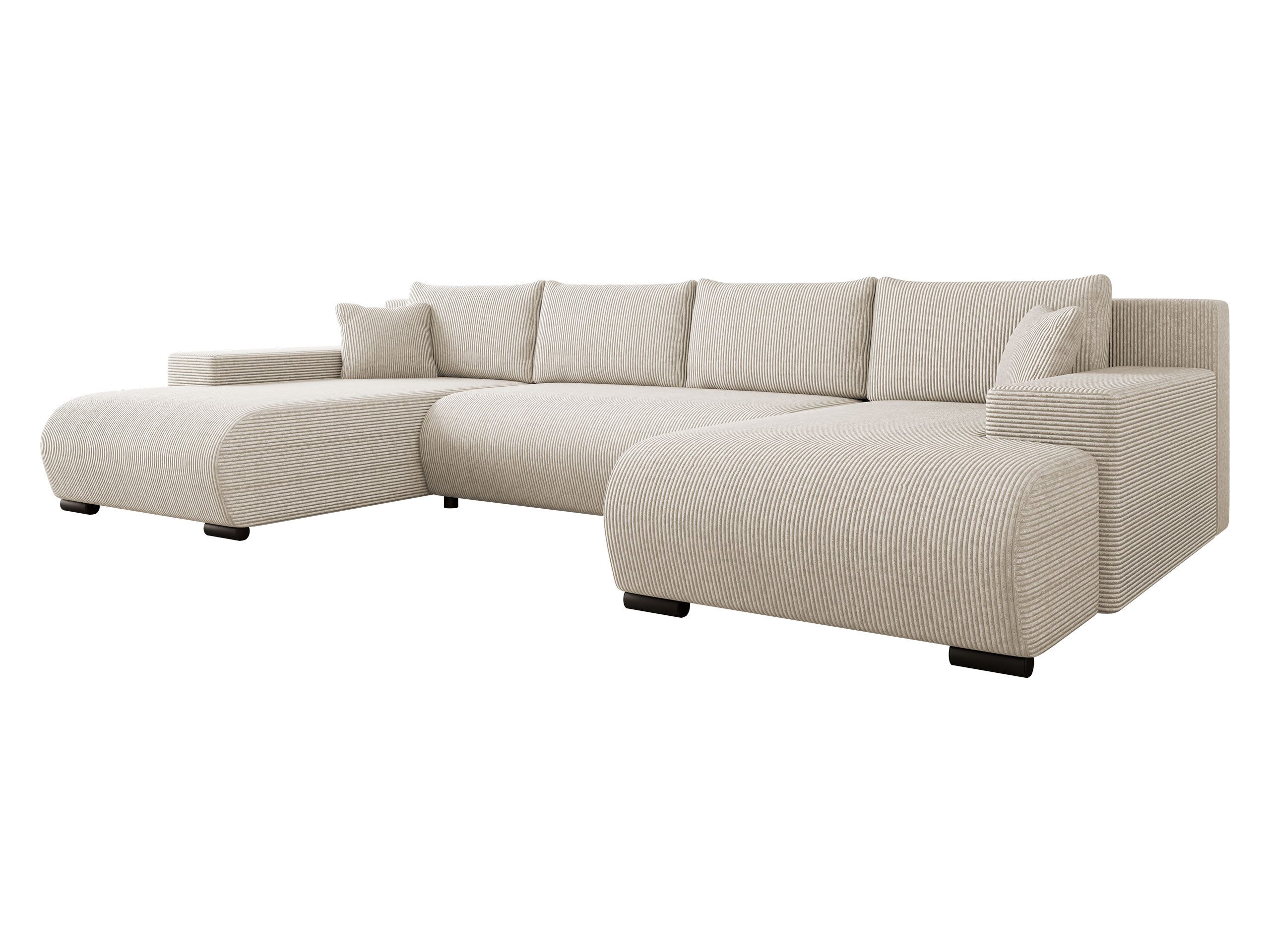 MIRJAN24 Wohnlandschaft Nojan Cord, mit Schlaffunktion und Bettkasten, 351x günstig online kaufen