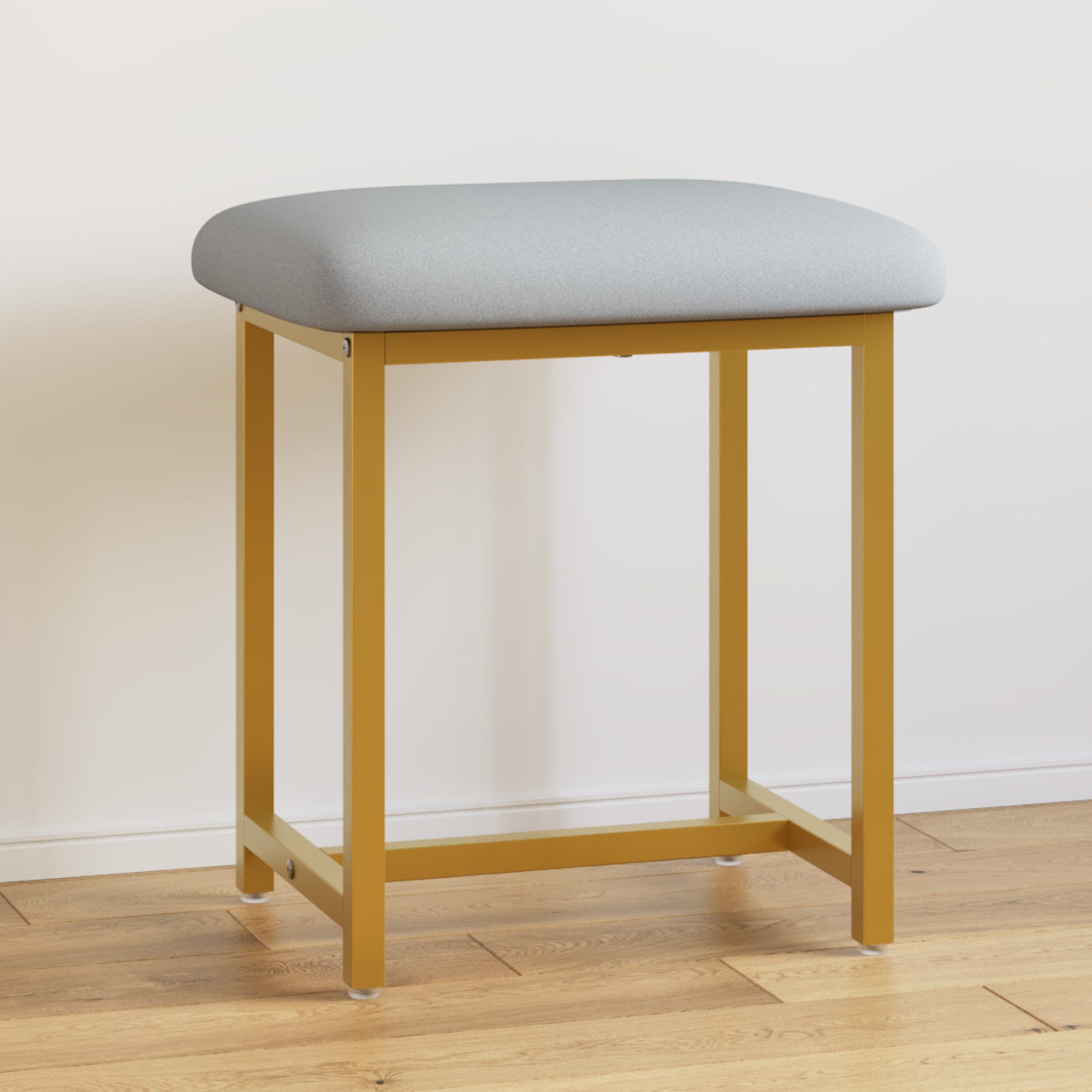 Mondeer Sitzhocker Schminktisch-Hocker, mit Polsterung & Metallgestell 41x3 günstig online kaufen