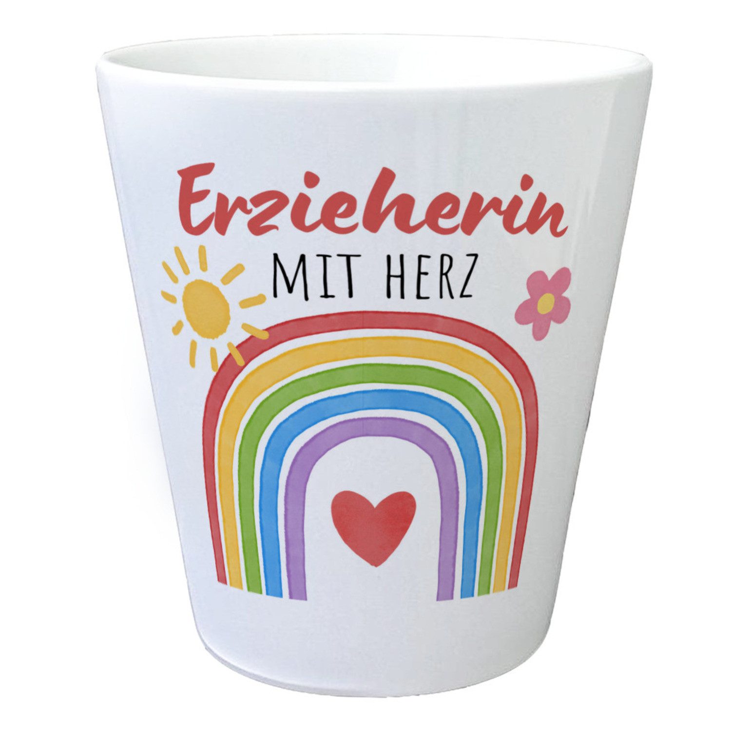 speecheese Blumentopf Regenbogen Blumentopf mit Spruch günstig online kaufen
