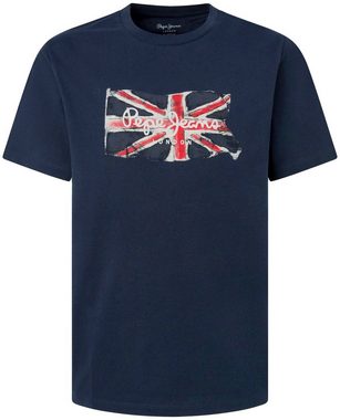 Pepe Jeans T-Shirt CLAG mit großem Logo-Print