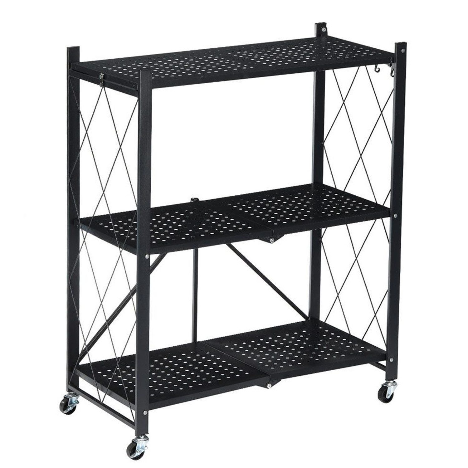 LOVONLIVE Servierwagen 3/4/5-lagiges Lagerregal, klappbares Lagerregal mit günstig online kaufen