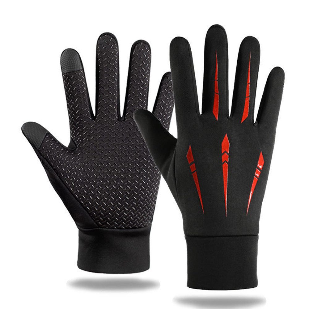 Cachito Fahrradhandschuhe Thermo Handschuhe Herren Damen, Winter Touchscreen handschuhe für Laufen Reiten Gehen Fahren Outdoor
