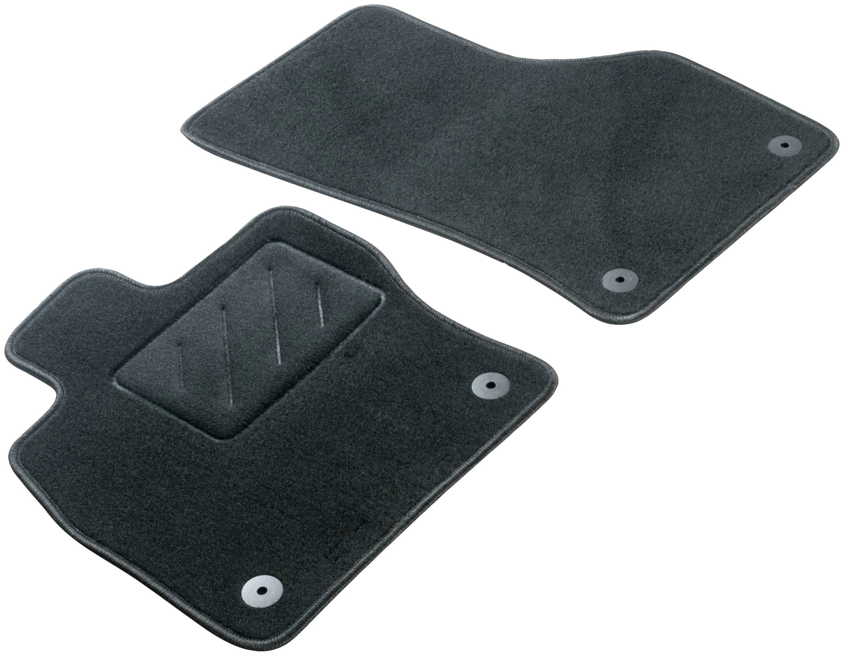 WALSER Passform-Fußmatten Standard (2 St), für VW Crafter 04/2016-Heute, 2-3  Sitzer | Automatten