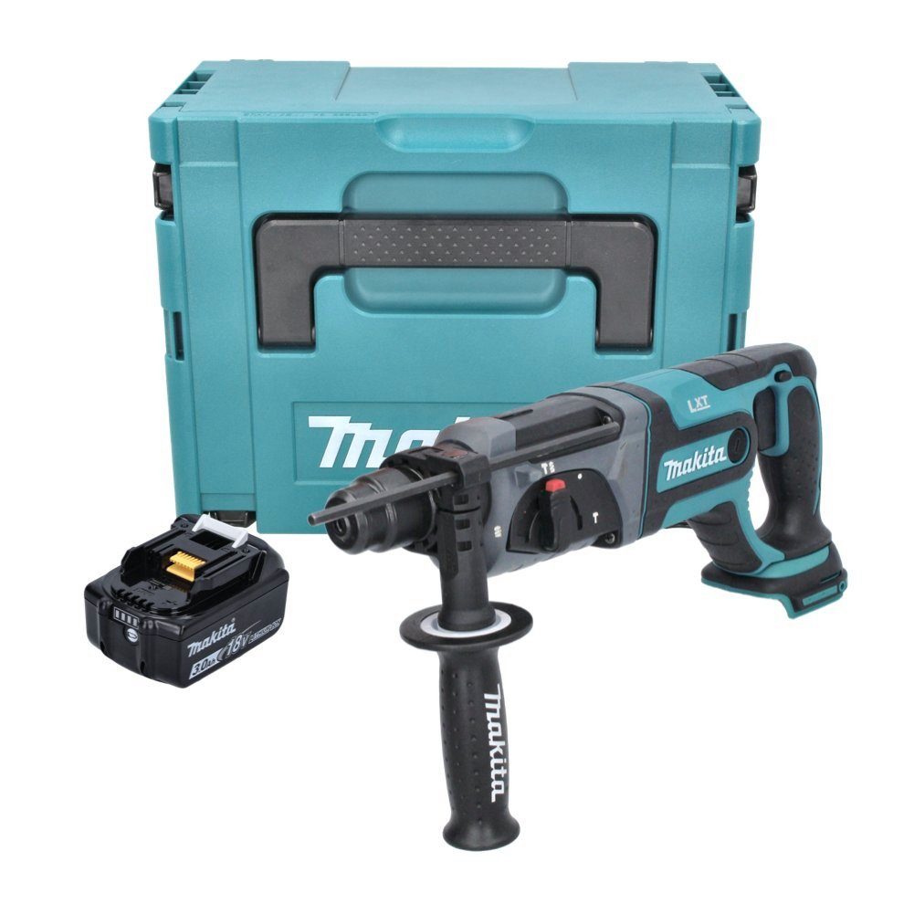 Makita Akku-Bohrhammer DHR 241 F1J Akku Bohrhammer 18 V 2,0 J SDS plus + 1x Akku 3,0 Ah