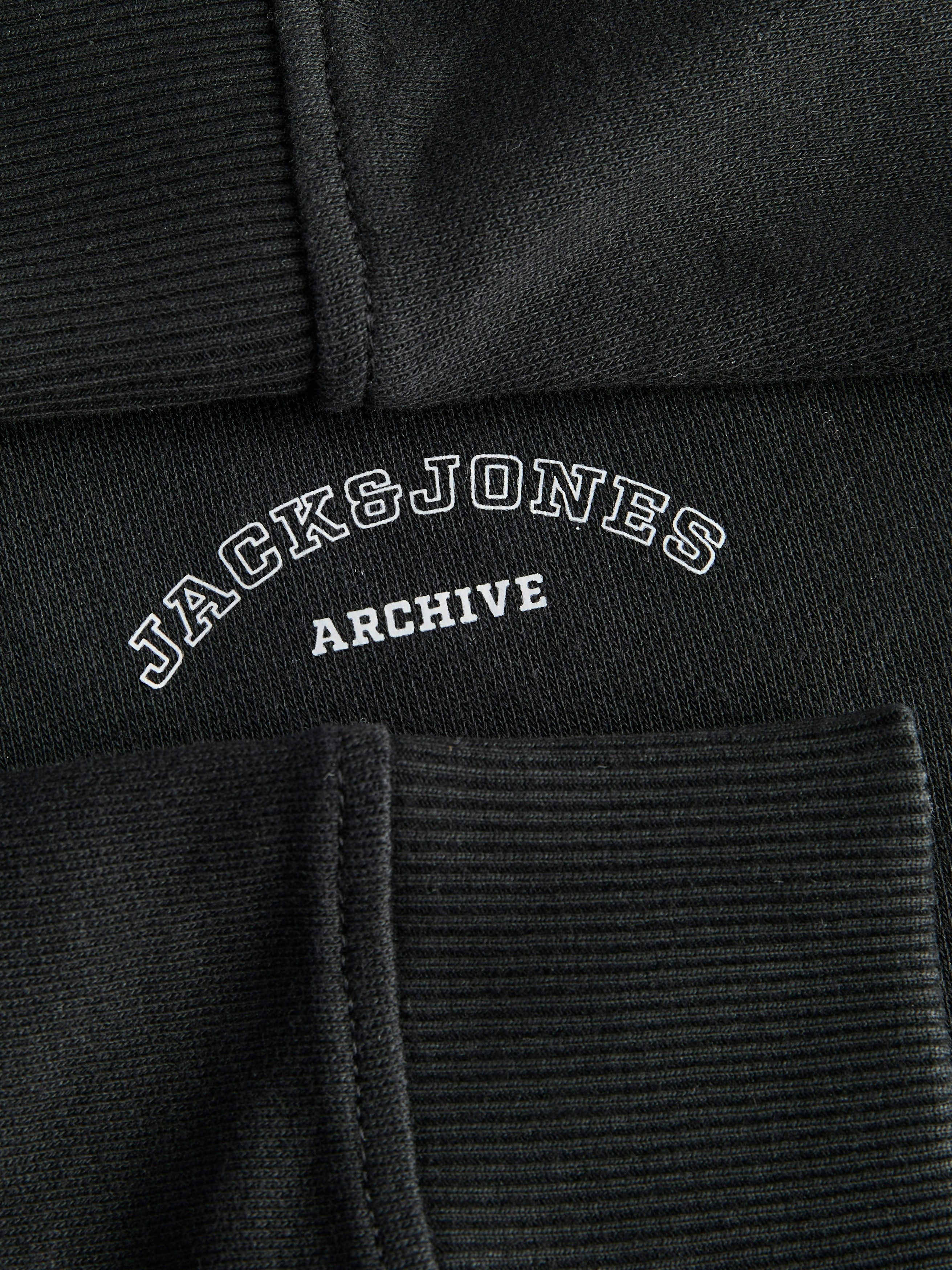 Jack & Jones Kapuzensweatshirt JJCOLLEGE LOGO SWEAT HOOD