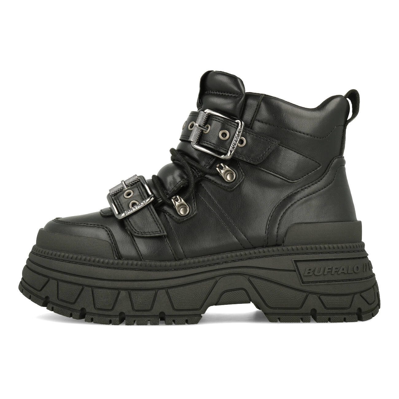Buffalo Buffalo Fusion Hike Mid Black Chelseaboots