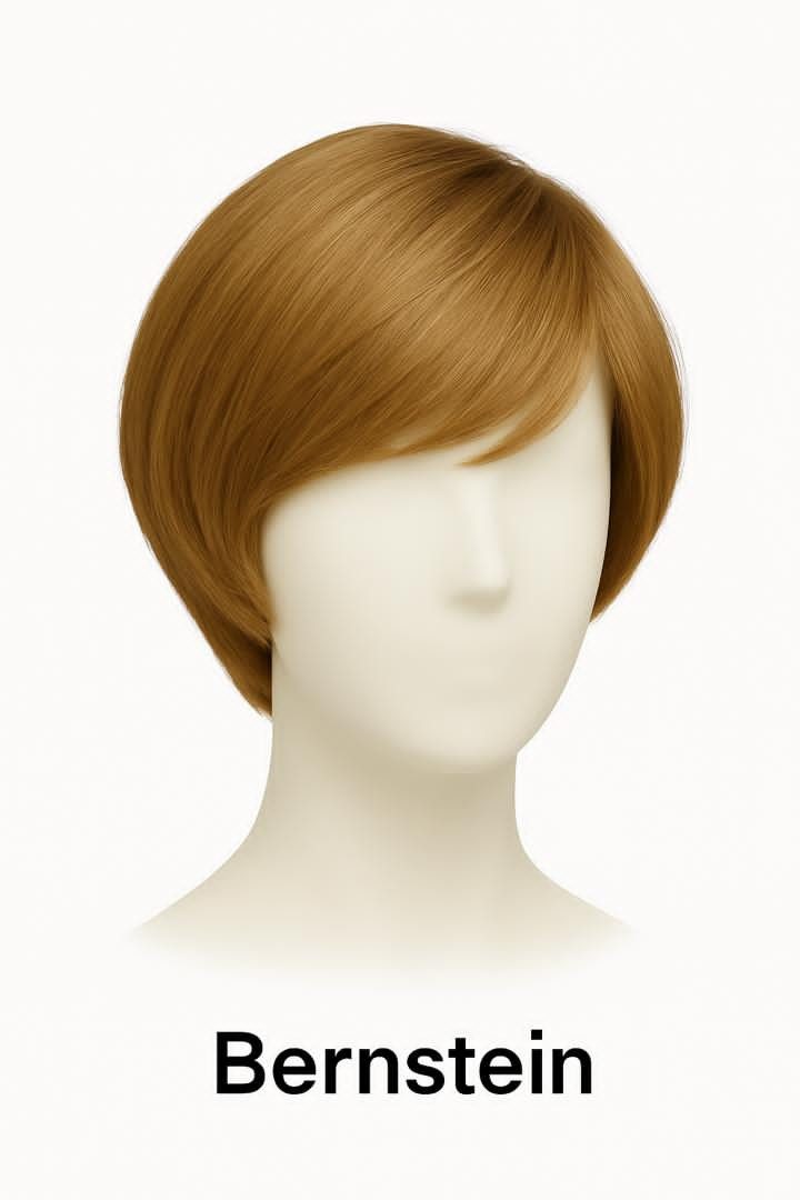 NOGI Echthaarperücke NOGI Chic Aura up, Bob-Pixie, Echthaar, Monofilament-Wirbel, 15-20 cm, leicht 90g