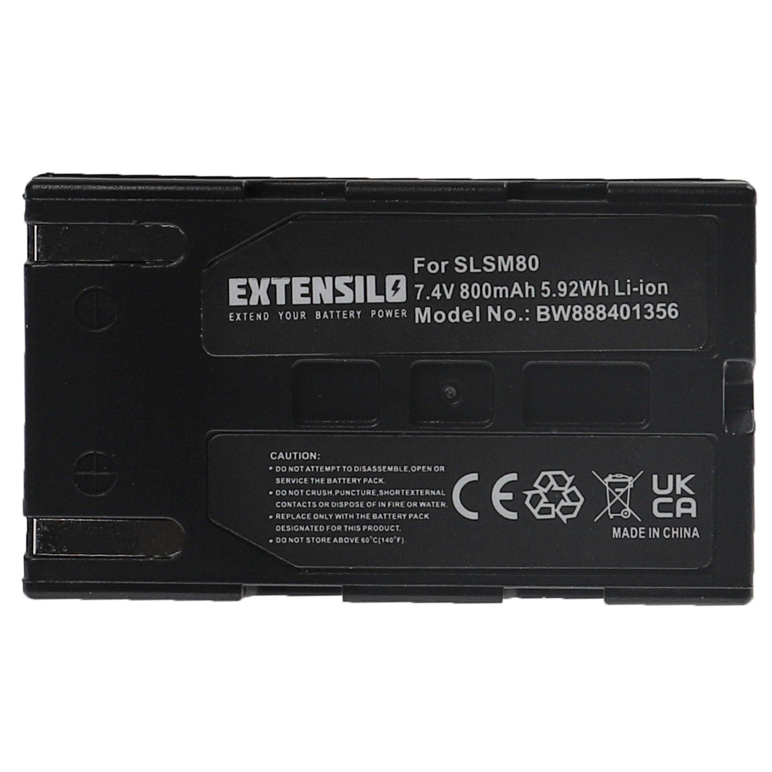 Extensilo passend für Samsung VP-D351, VP-D351i, VP-D352, VP-D352i, VP-D353, Kamera-Akku 800 mAh