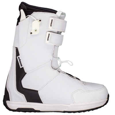 Airtracks Damen Snowboard Boots MASTER White QL Snowboardboots Premium Schnellschnürsystem, All Mountain, Freeride - Freestyle Mod. 2022