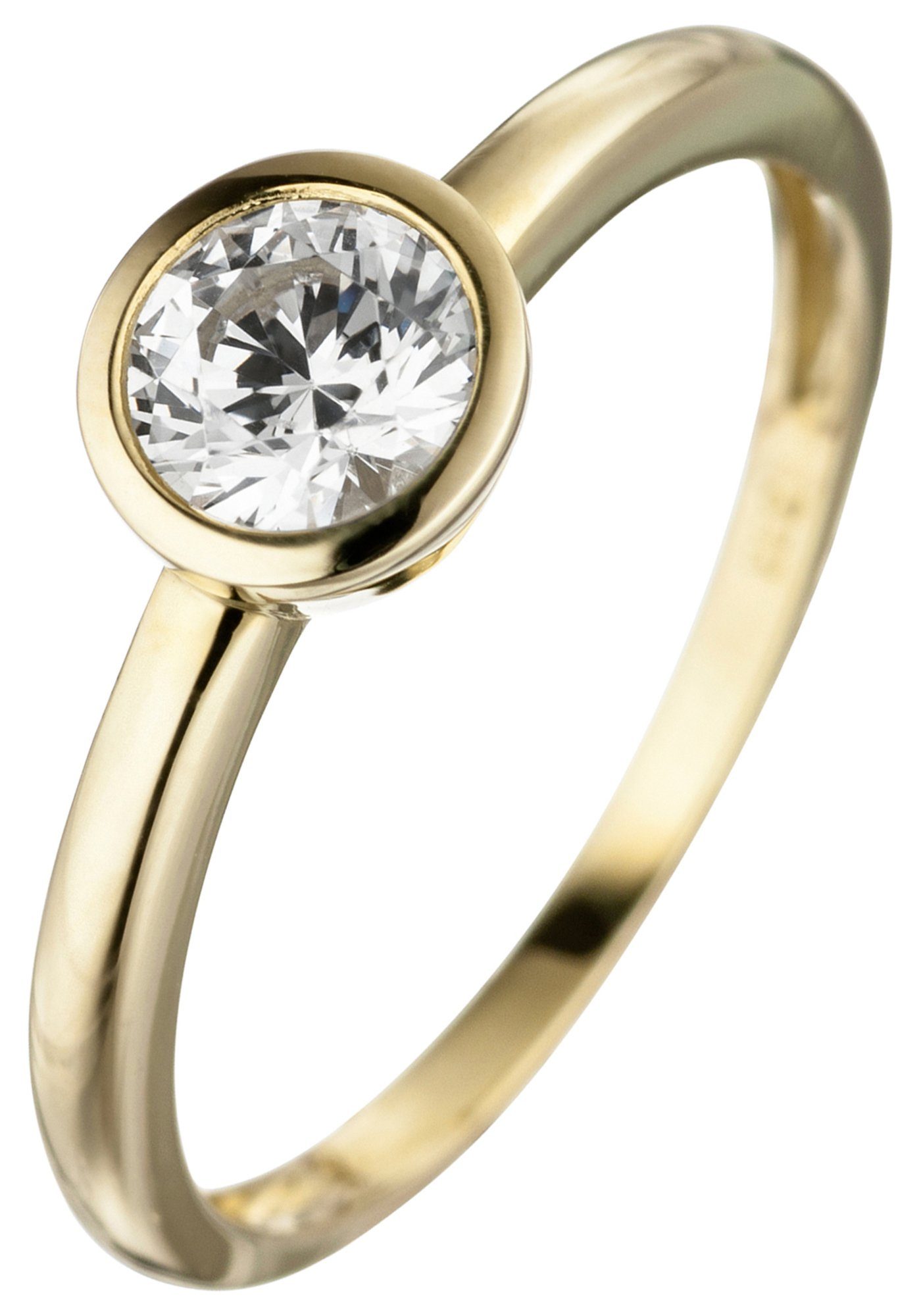 JOBO Goldring, 333 Gold mit Zirkonia