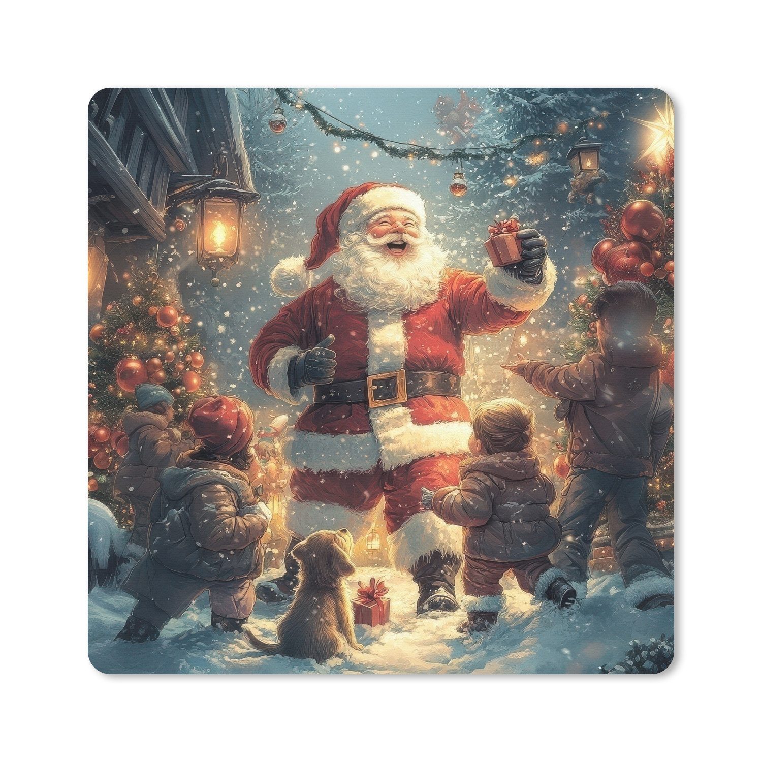 Weihnachtsstimmung - Schnee - Farbenfroh