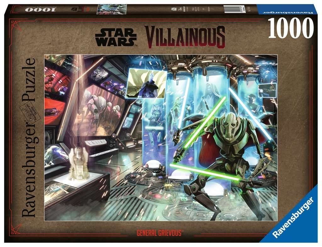 Ravensburger Puzzle Ravensburger 17342 Star Wars Villainous General Grievous 1000 Teile, 1000 Puzzleteile, Made in Europe