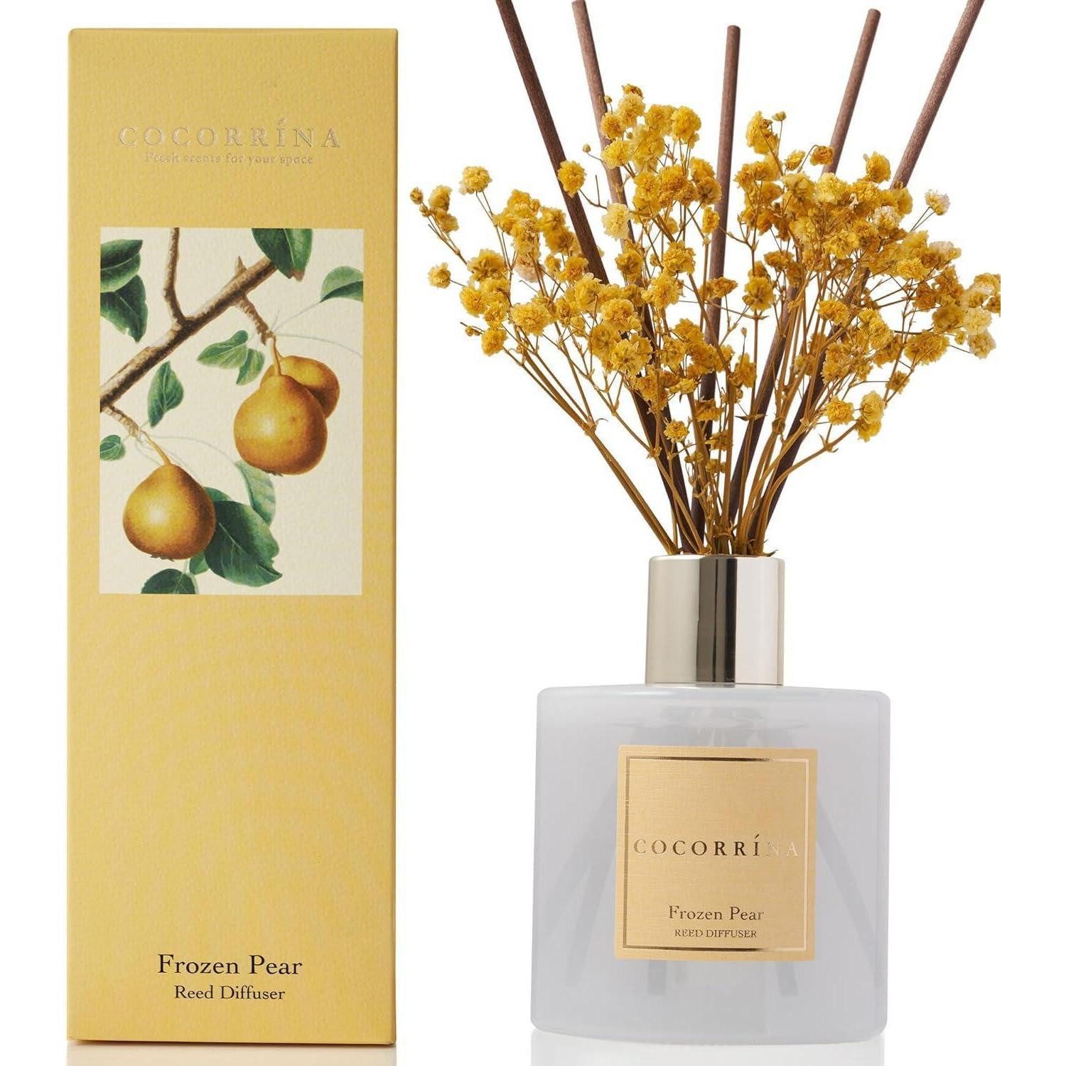 LuxusKollektion Duftkerze Diffuser Reed Frozen Pear Raumduft 200ML 1 Stück