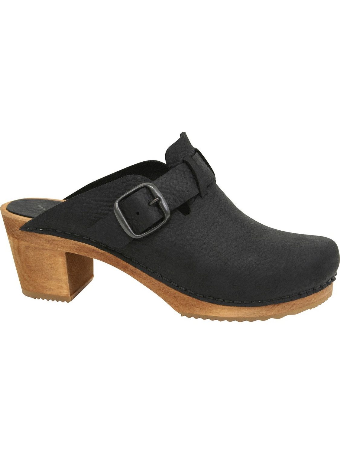 Sanita WOOD-MALULO SQUARE OPEN Clog