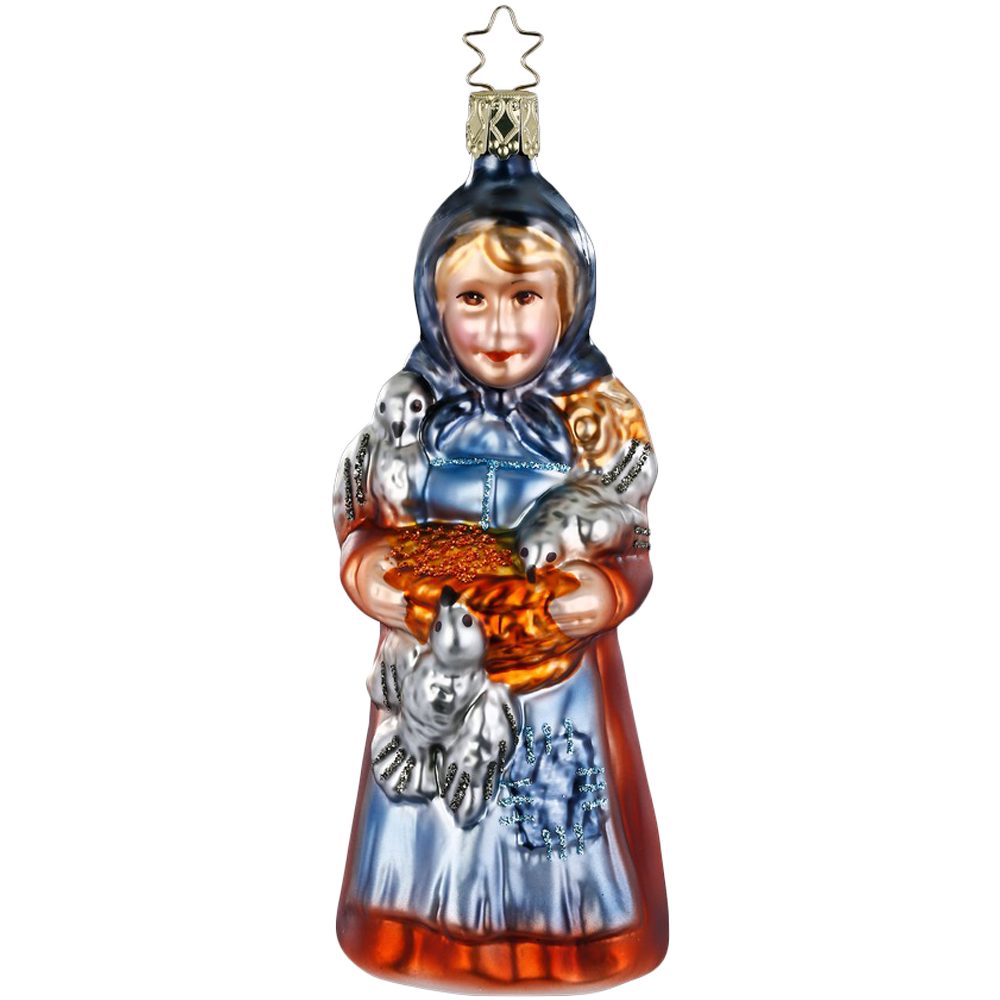 INGE-GLAS® Christbaumschmuck Aschenputtel, Märchen 14,5cm Inge-Glas Manufaktur (1-tlg), mundgeblasen, handbemalt