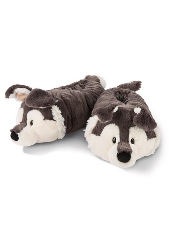 Nici Husky Swante Plüsch Naminės šlepe...