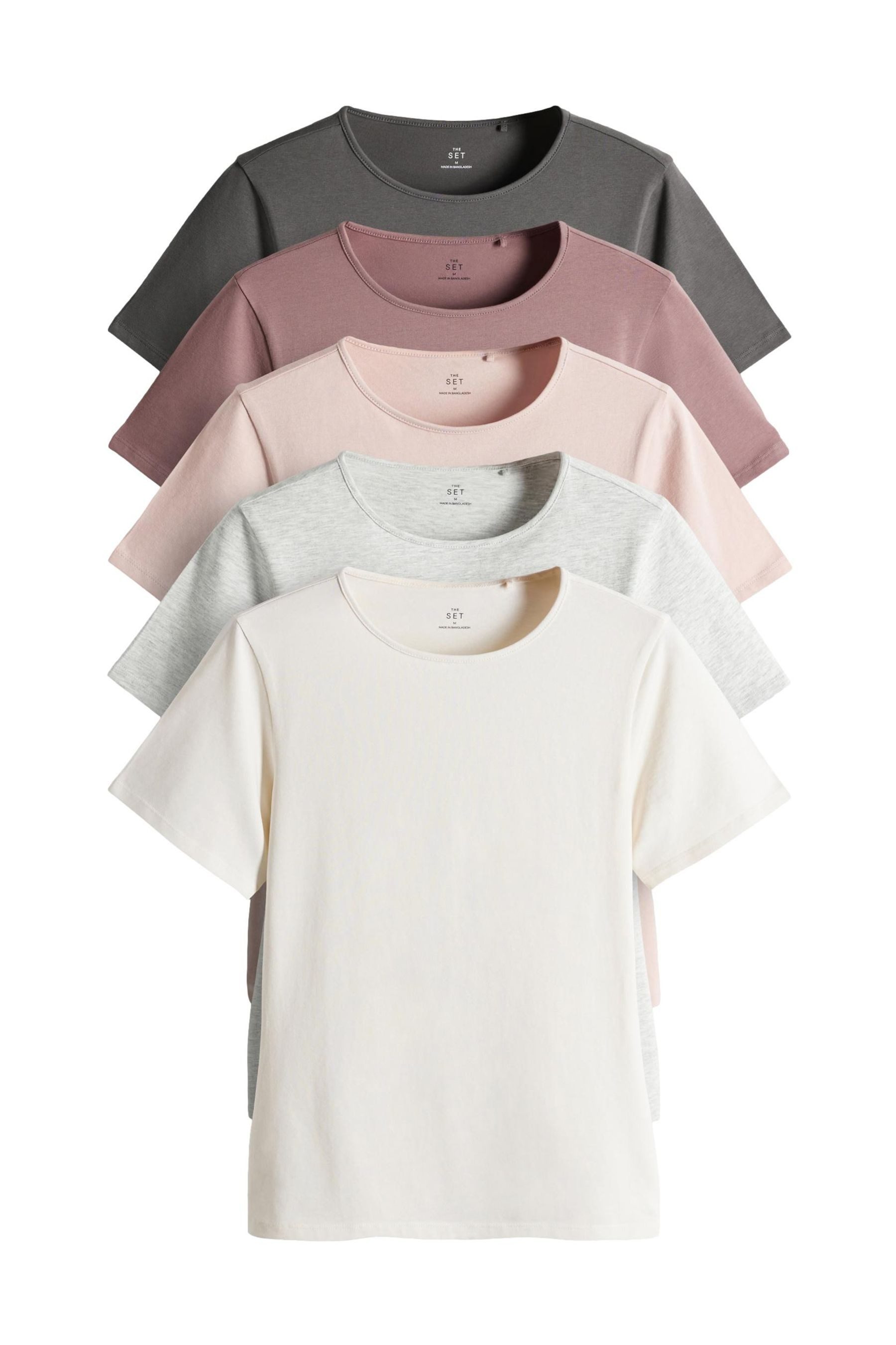 The Set T-Shirt 5er-Pack The Set günstig online kaufen