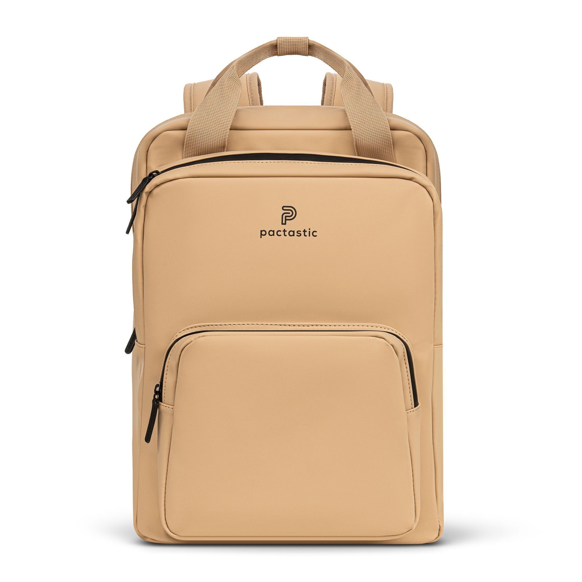 Pactastic Daypack Urban Collection, Veganes Tech-Material beige | Freizeitrucksäcke