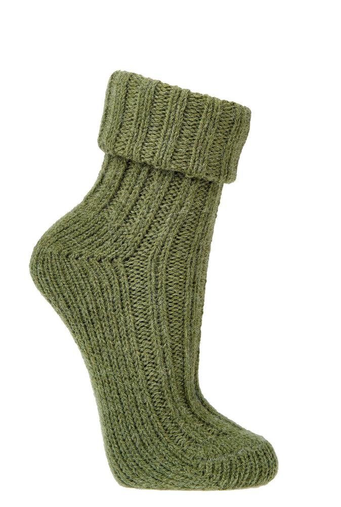Umschlagsocken farbenfrohe farbige bunte Wollsocken mit Alpaka Wolle