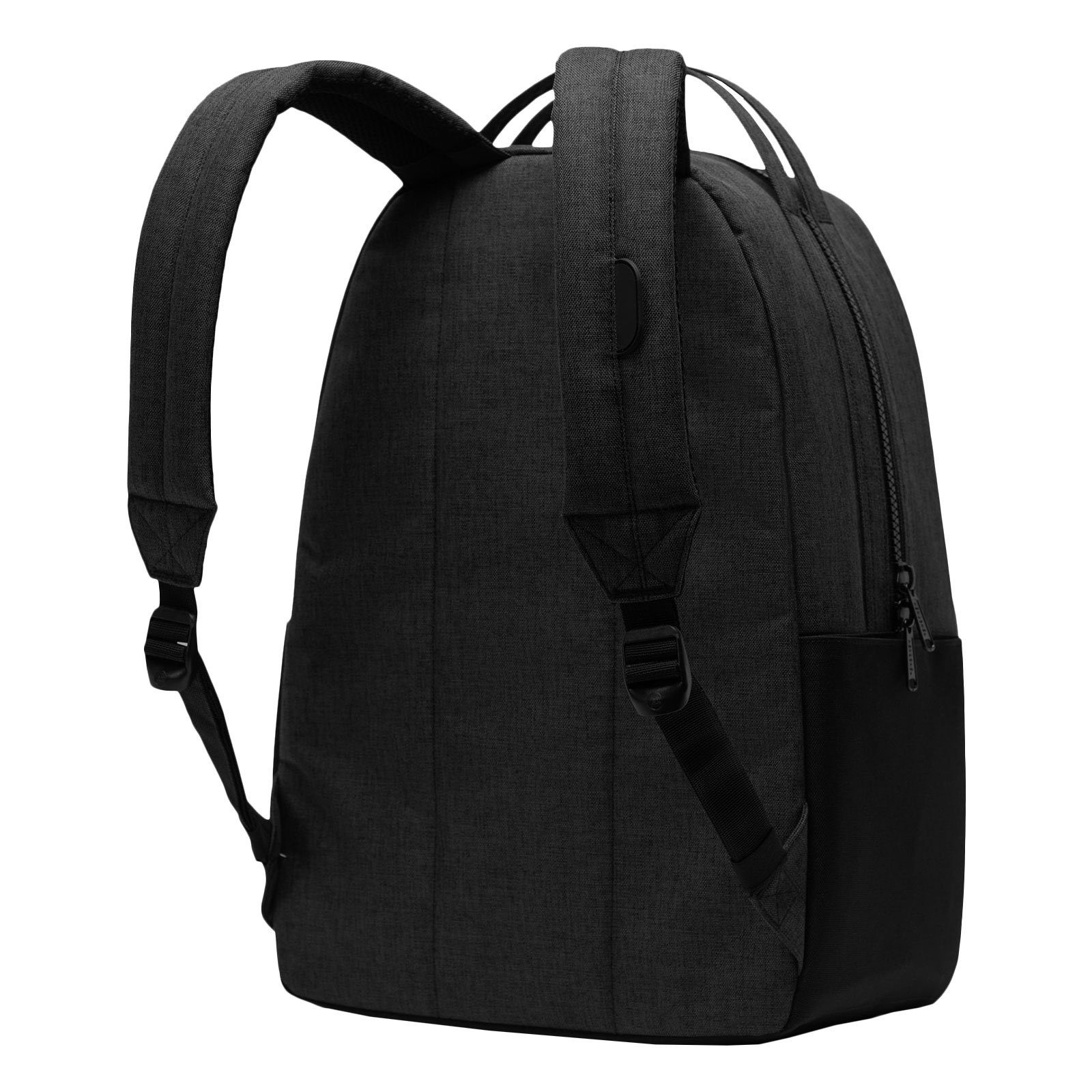 black Backpack, 04890 mit crosshatch Herschel Laptopfach Freizeitrucksack Miller