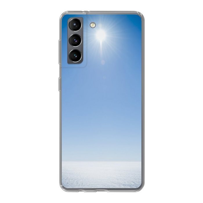 MuchoWow Handyhülle Sommer - Meer - Sonne Phone Case Handyhülle Samsung Galaxy S21 Silikon Schutzhülle