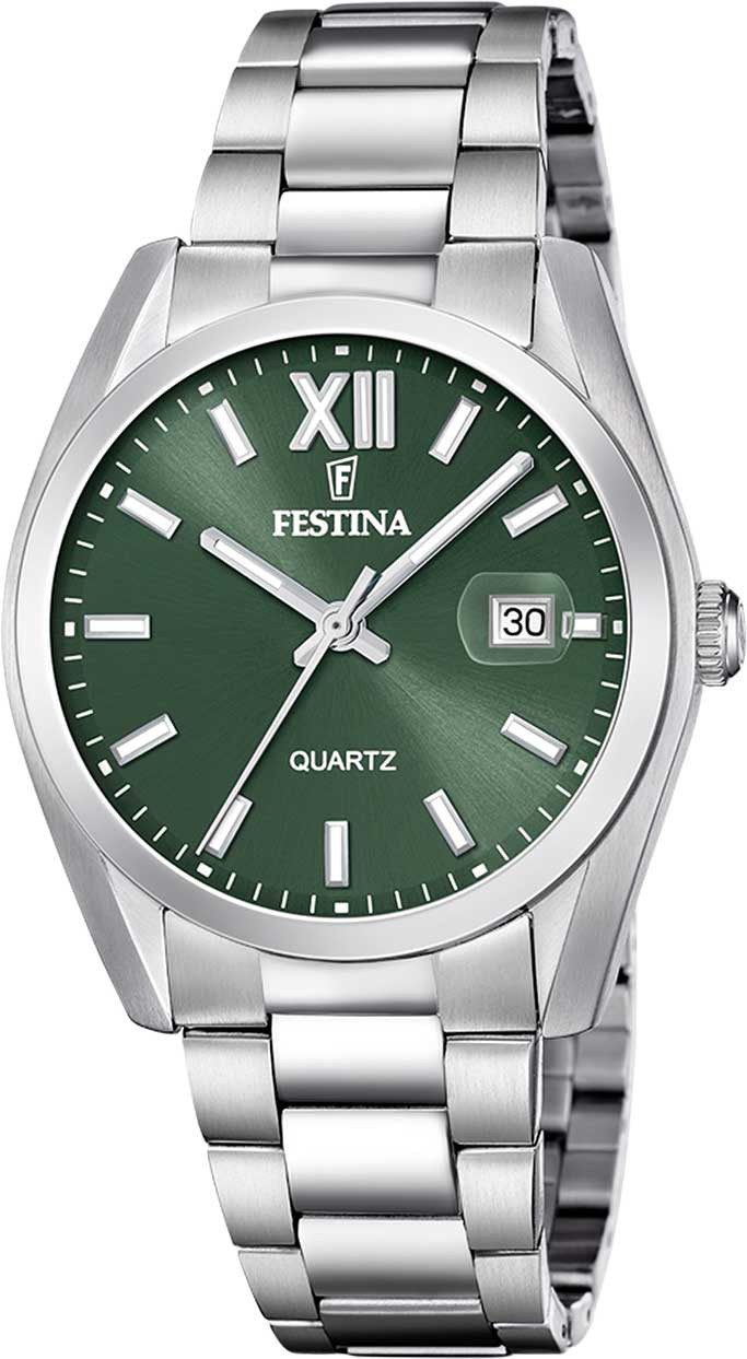 Festina Quarzuhr Herrenuhr - Datumsfenster mit Lupe - Festina Modell: 20707 günstig online kaufen