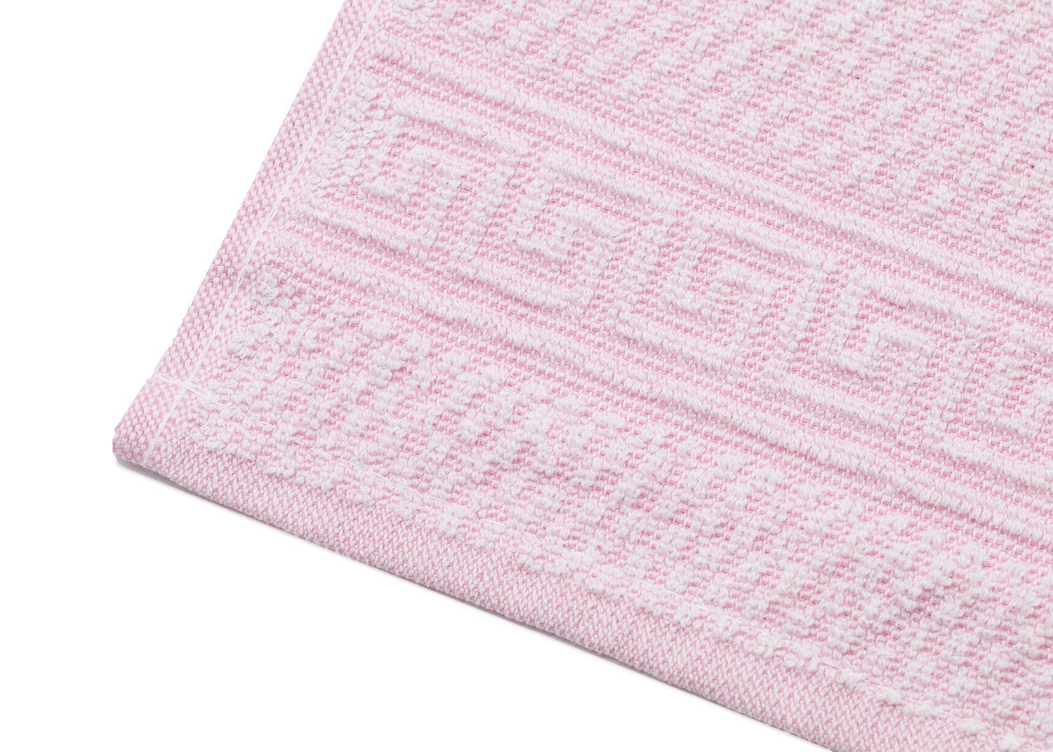rosa Polyester, vom 30 x Seiftuch 20% (10-tlg), ZOLLNER Baumwolle, 80% cm, Hotelwäschespezialisten 30