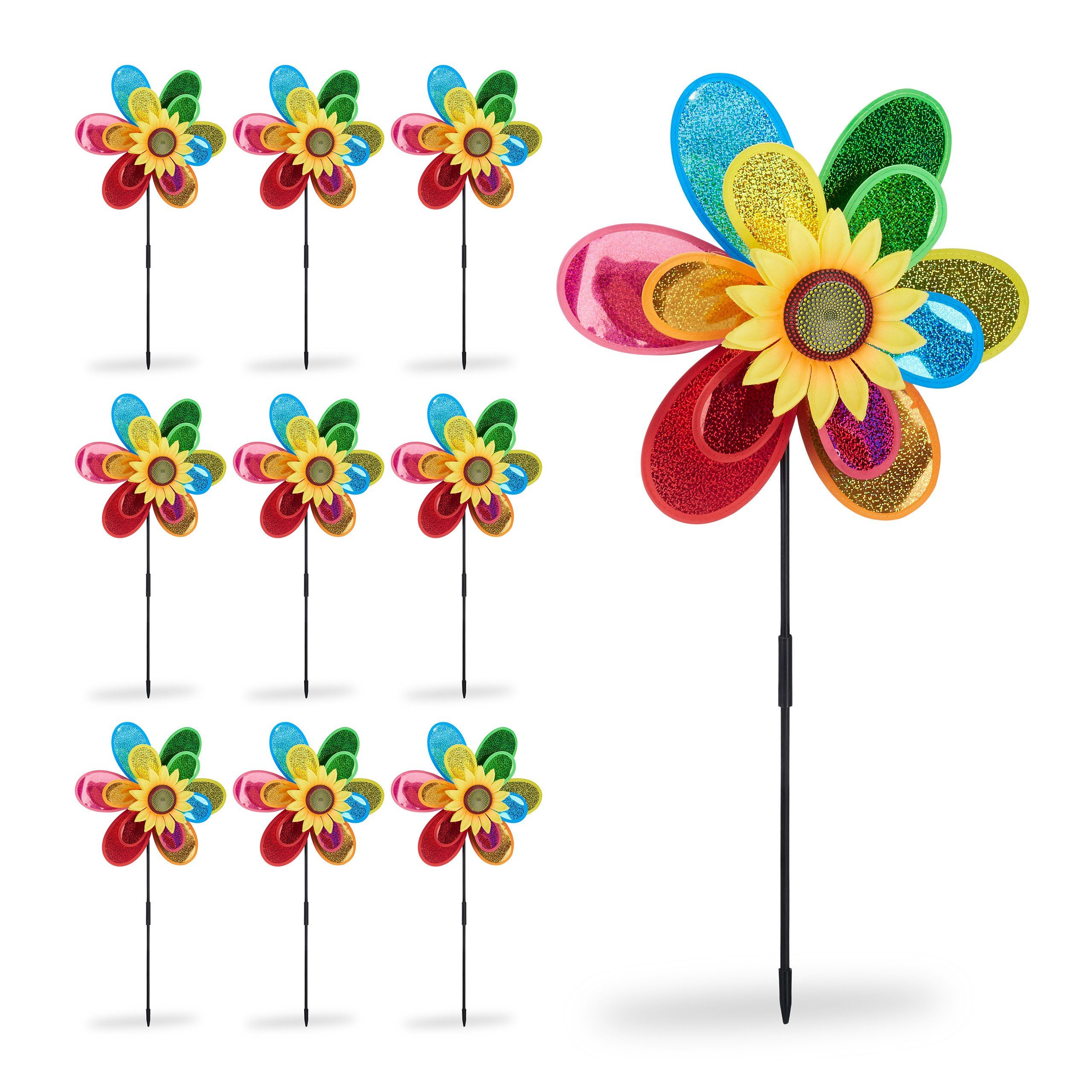 Windrad 10 x Windrad Blume
