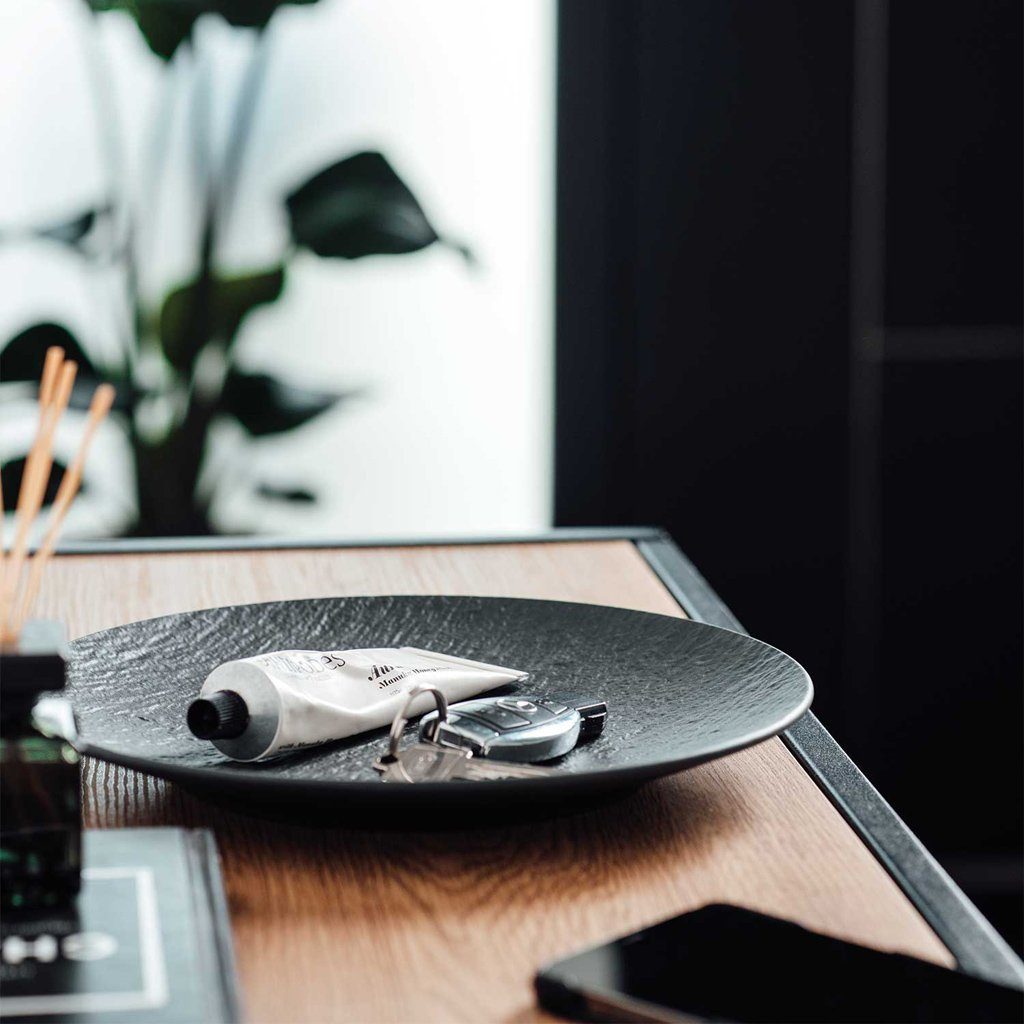 Villeroy & Boch Speiseteller Manufacture UniversalTeller, (1 St), Premium Porcelain, 1 Stck, mikrowellensicher,spülmaschinenfest, Made i