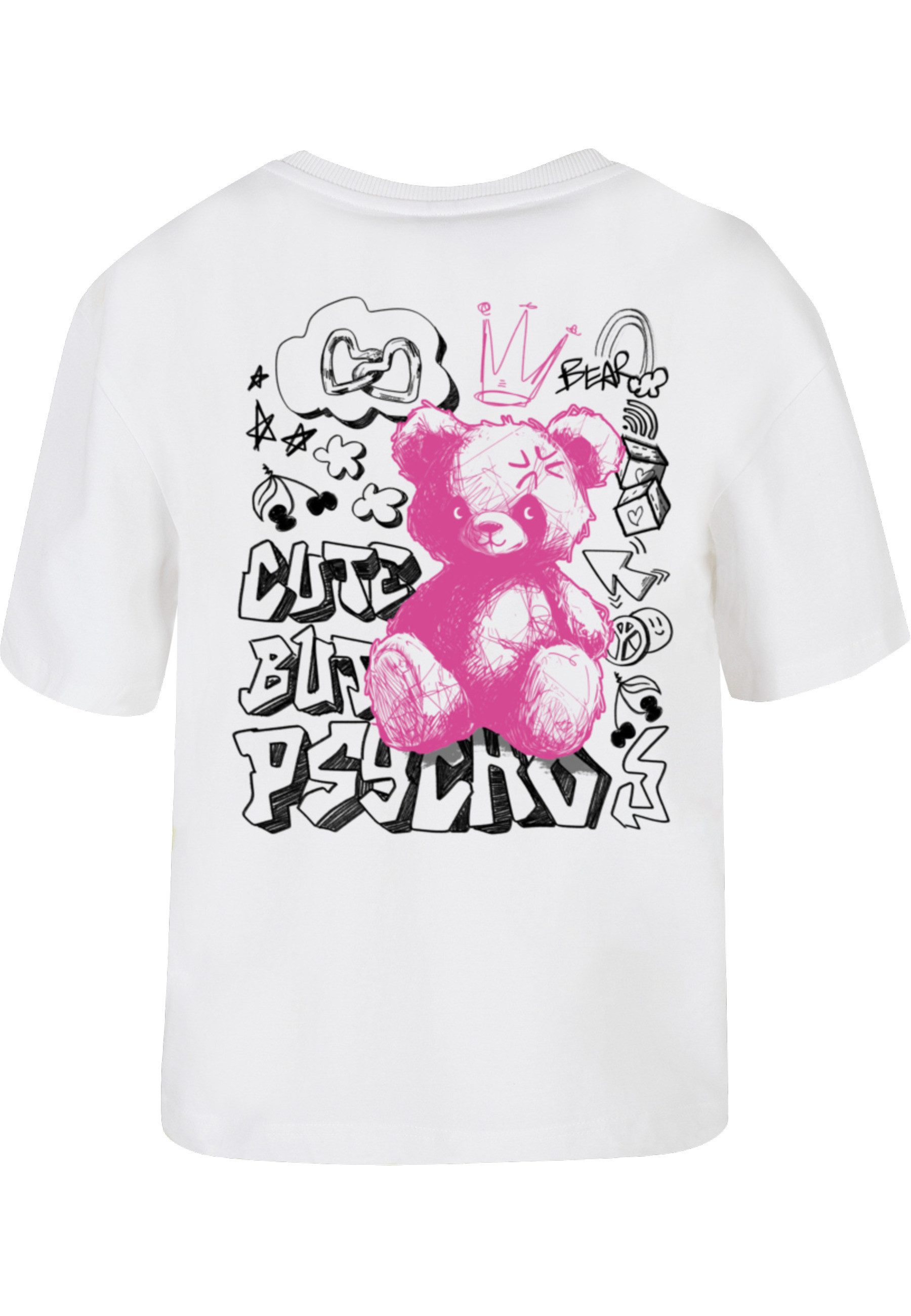 Miss Tee T-Shirt Miss Tee Damen Cute But Psycho Tee (1-tlg)