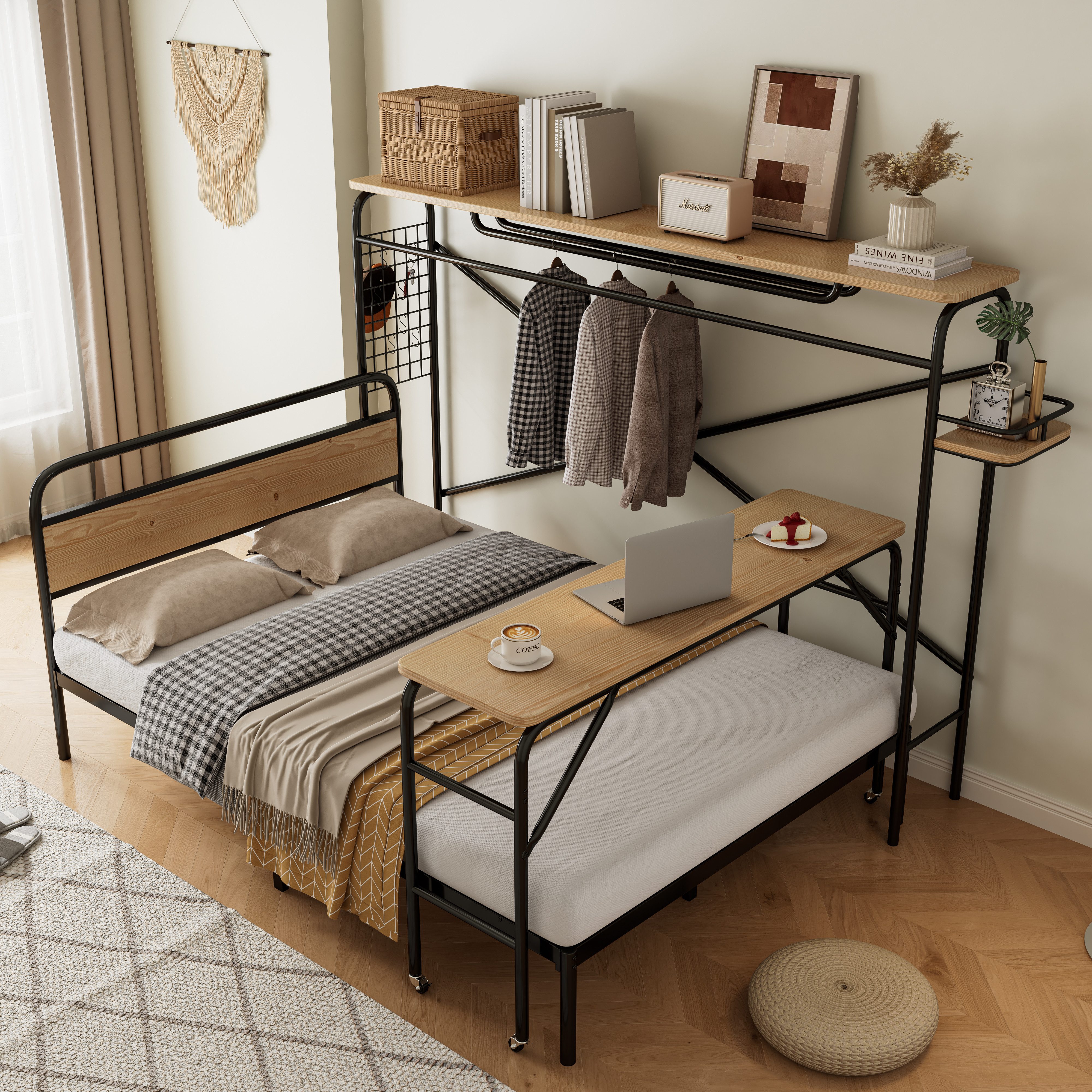Flieks Metallbett, Doppelbett Kinderbett 140x200cm mit günstig online kaufen