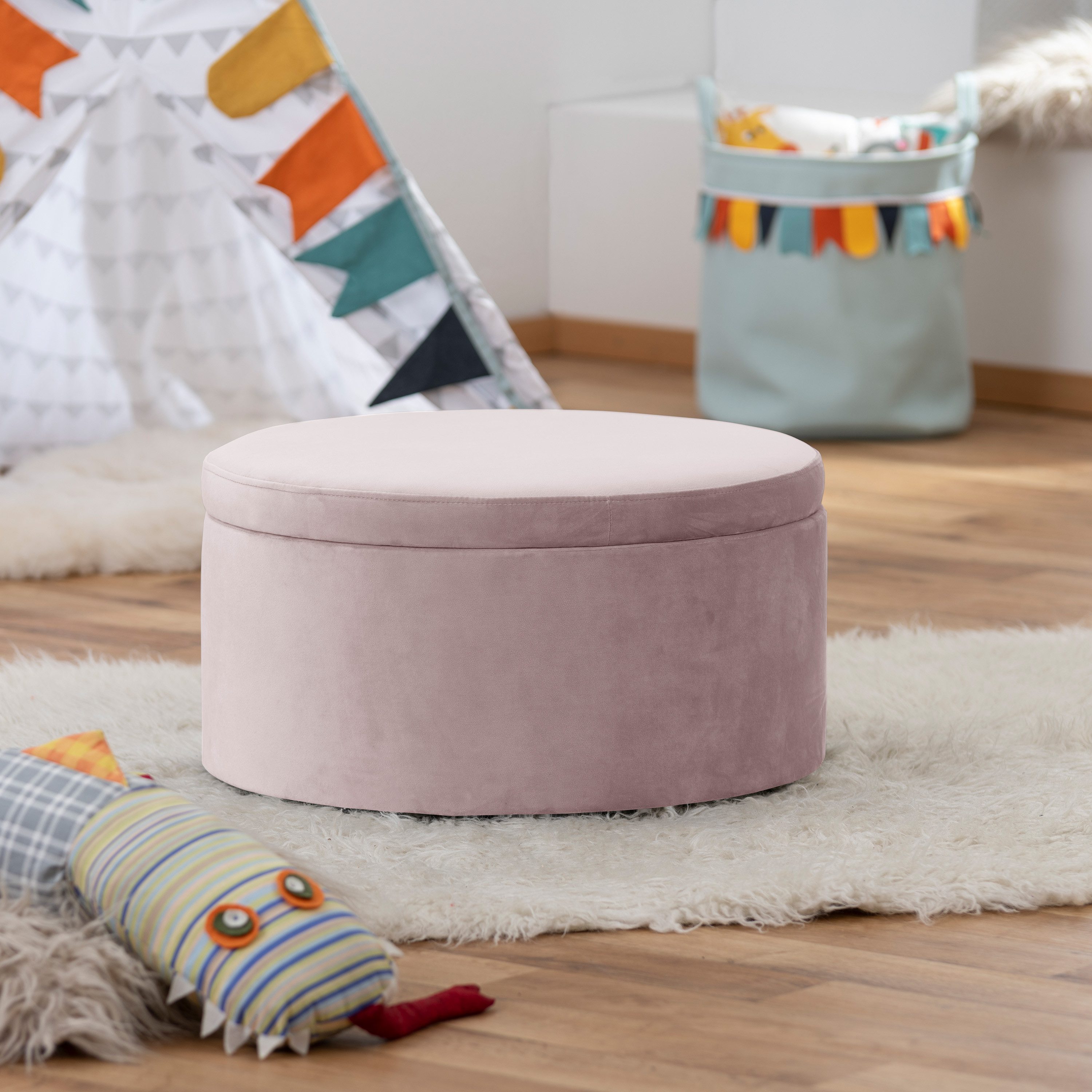 Max Winzer® Kinderhocker Moonlight, Mit Stauraum