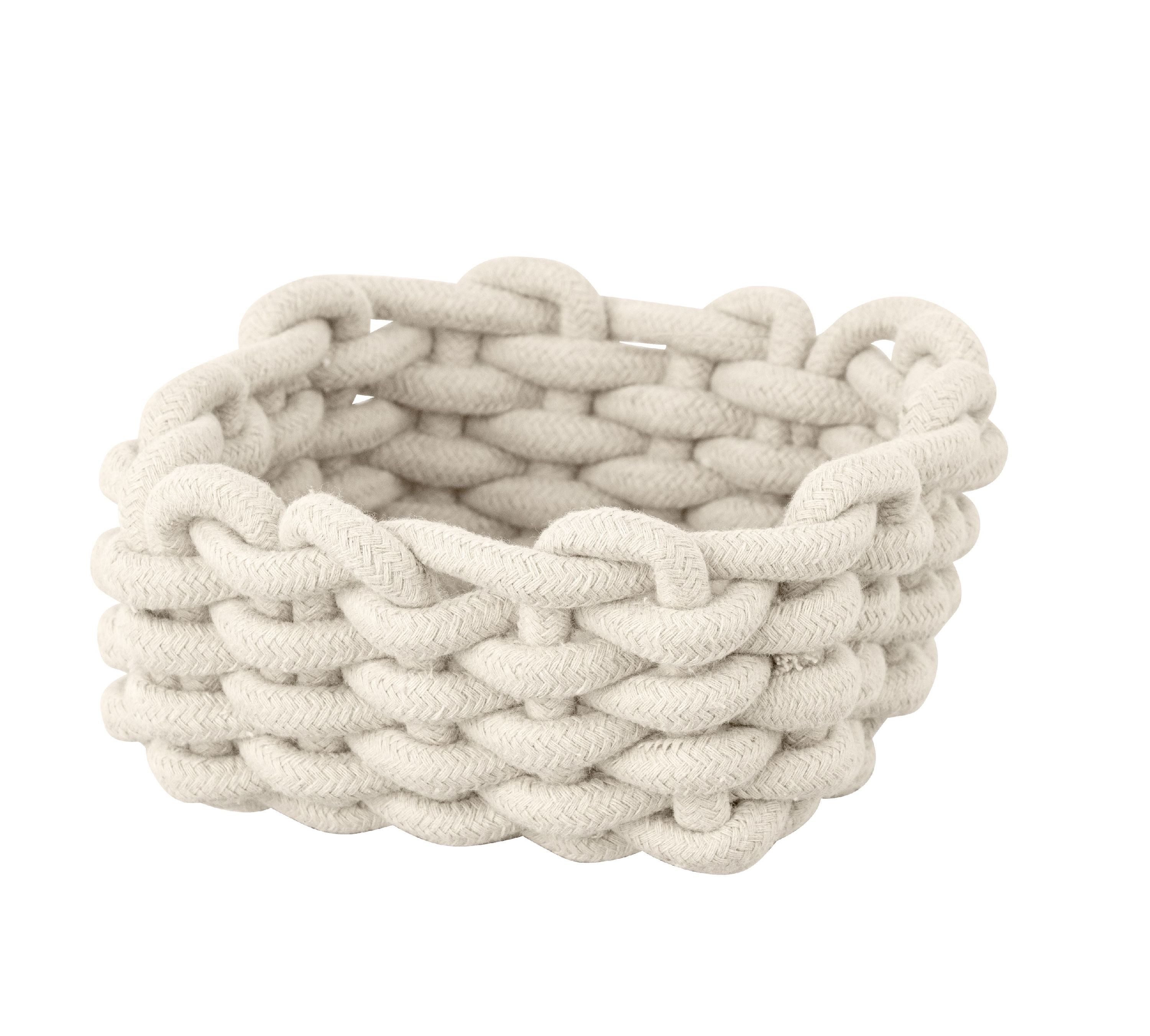 WENKO Aufbewahrungskorb WENKO Korb MELARA S LBH 16.50x16.50x7.50 cm braun Einkaufskorb