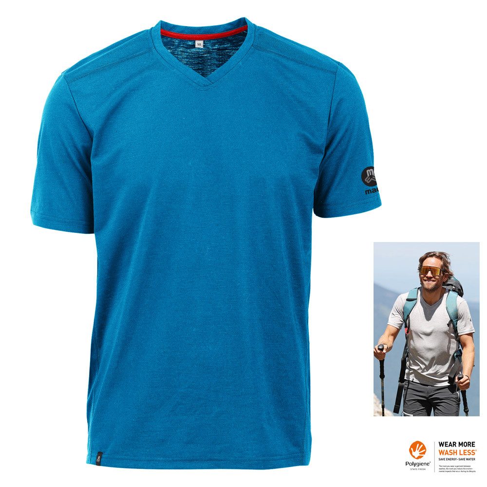 Maul T-Shirt Maul - Mike FRESH 2 - Herren T-Shirt Wandershirt, blau