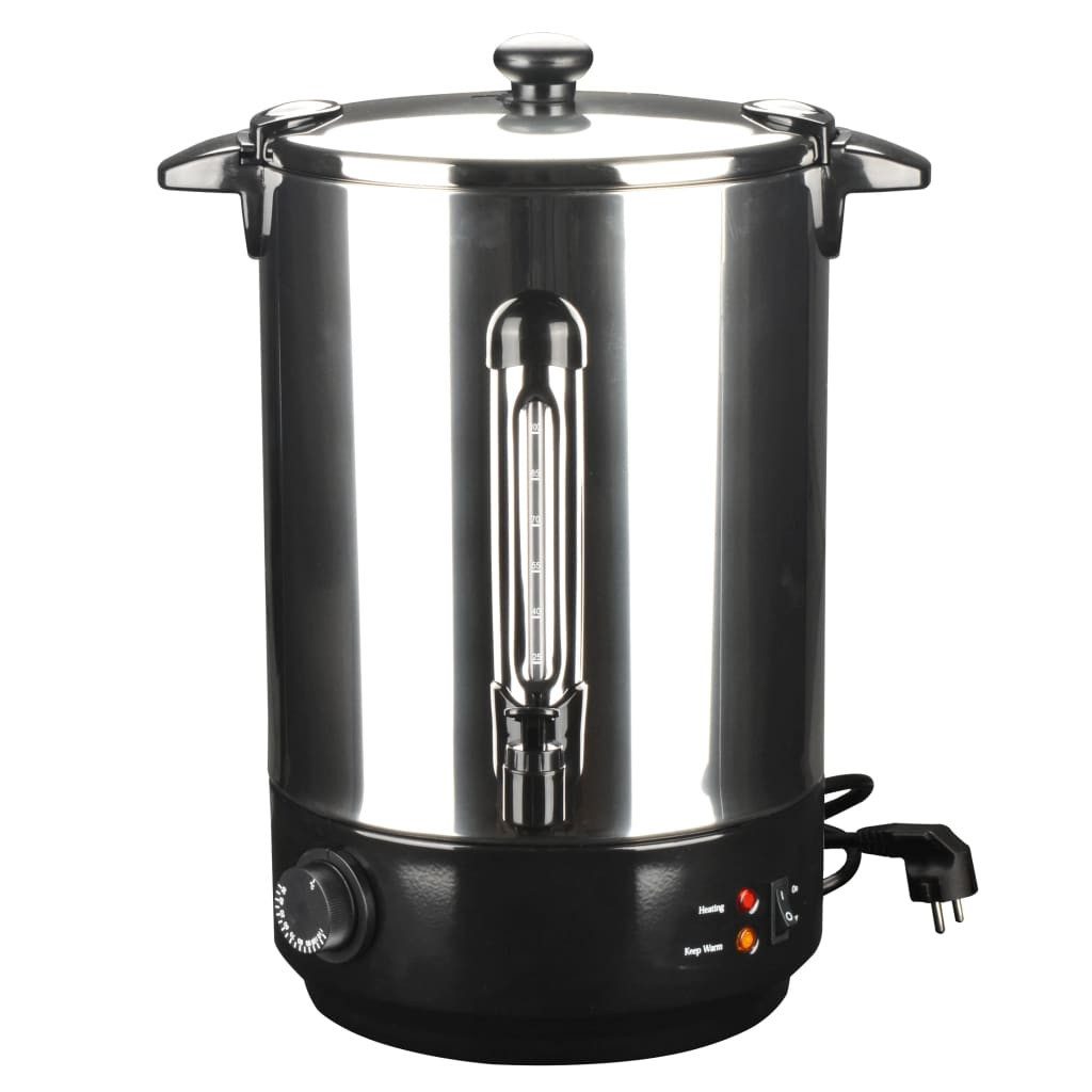 vidaXL Einkoch- und Heißgetränkeautomat Weinwärmer Edelstahl 15 L 2500 W